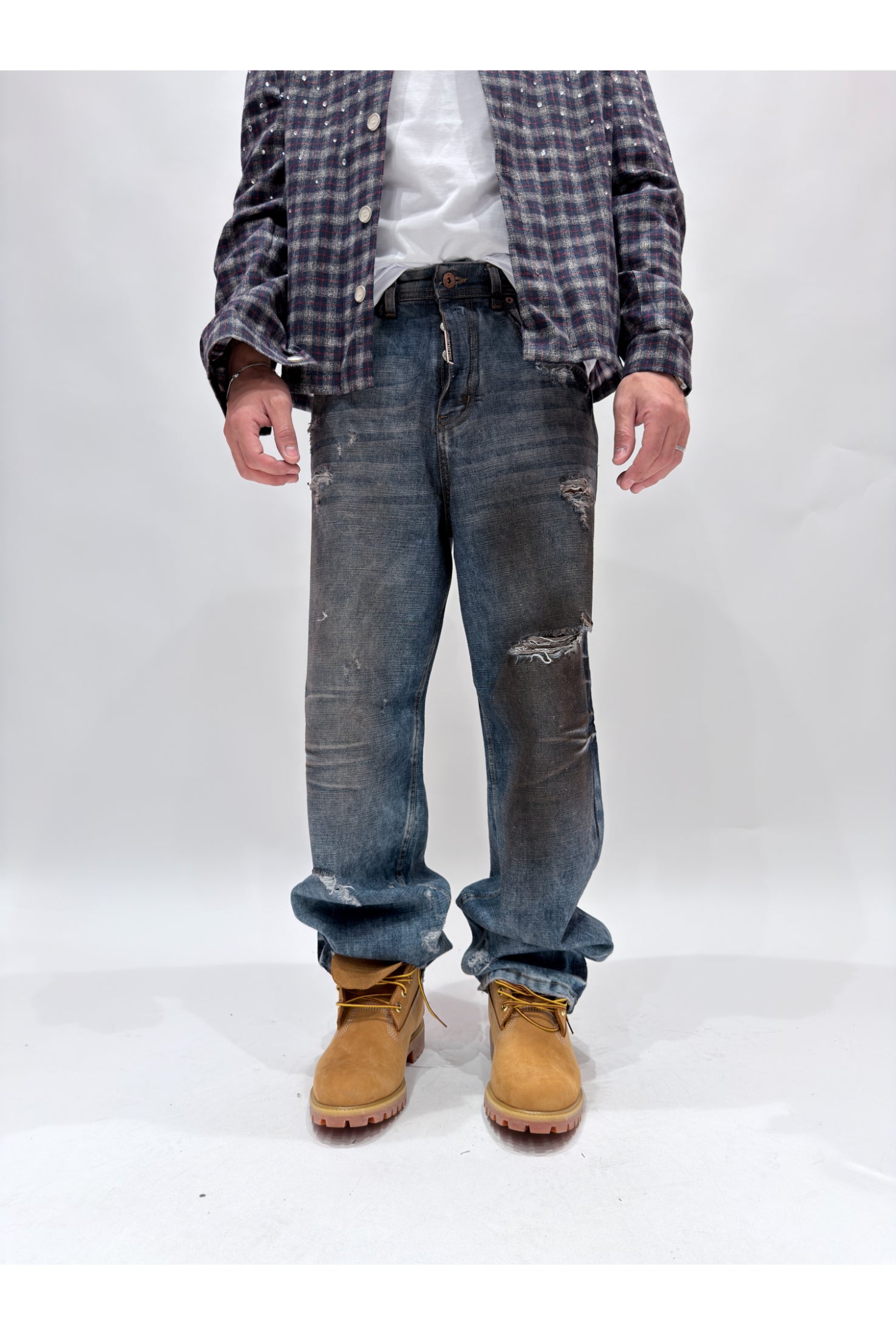 Jeans CIANOTIC Super baggy raw