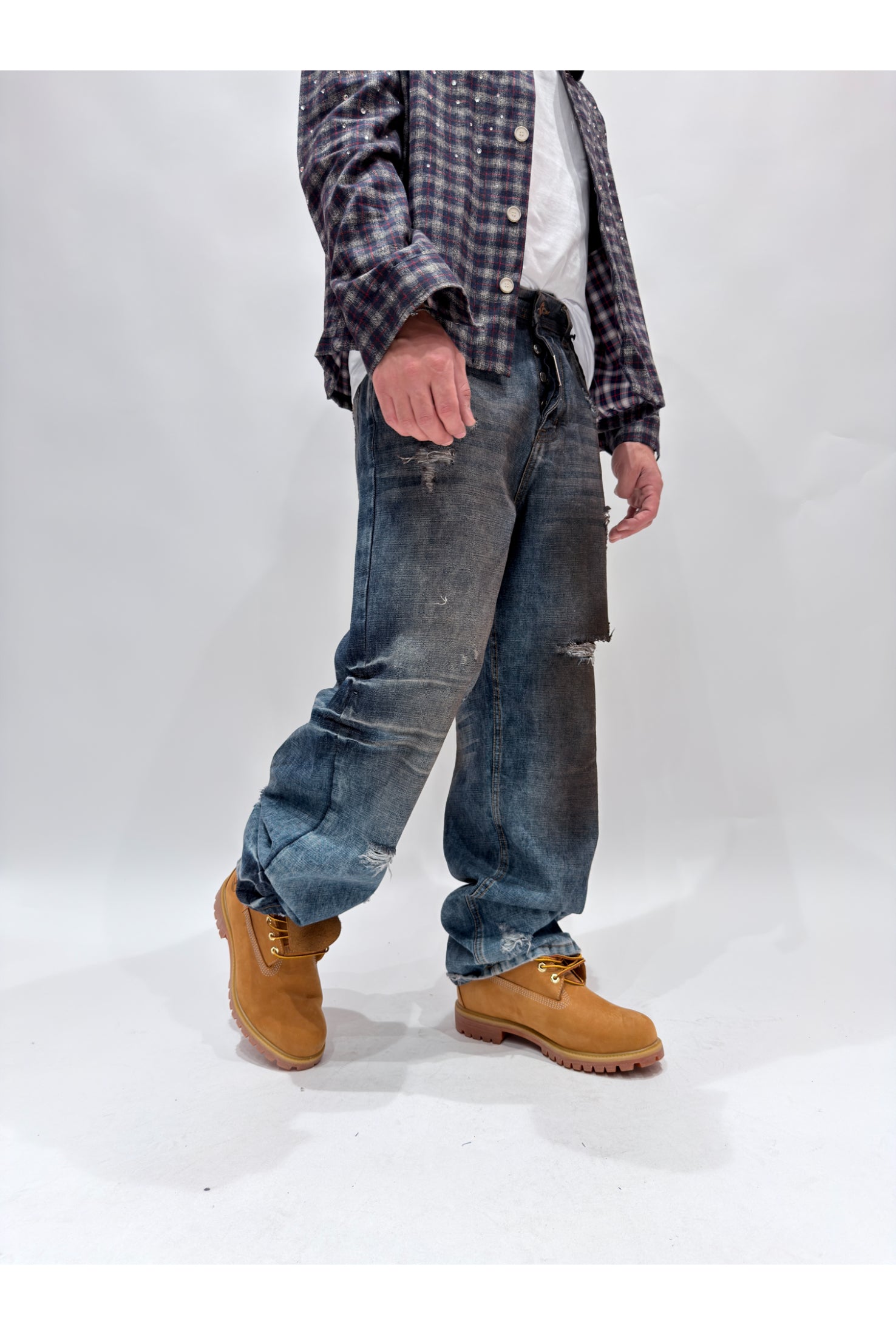 Jeans CIANOTIC Super baggy raw