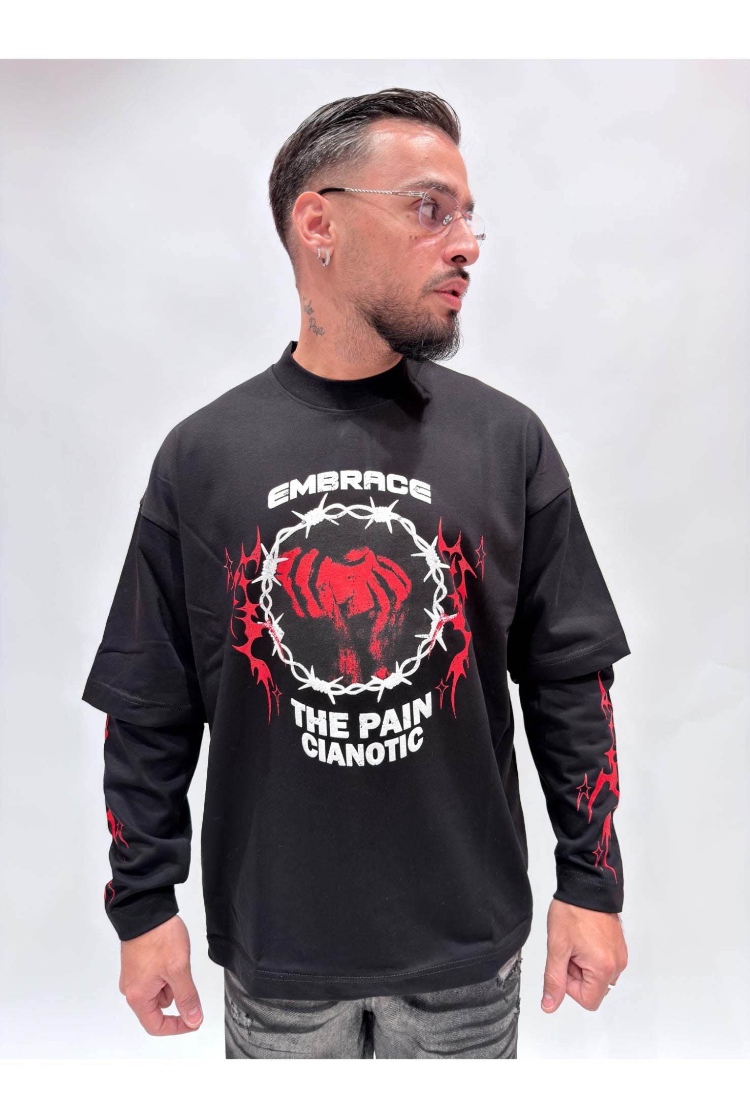 T-shirt CIANOTIC long sleeve embrace