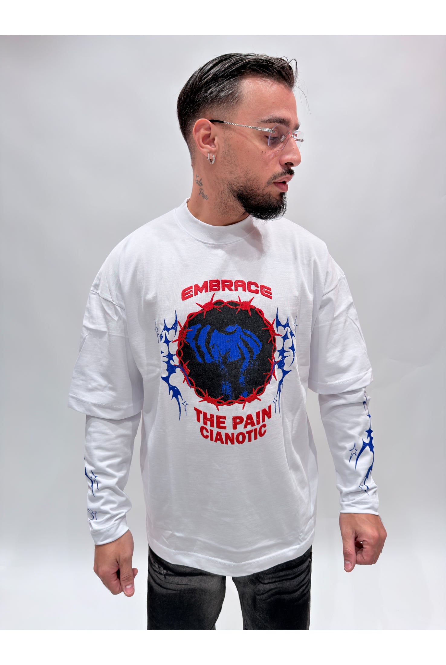 T-shirt CIANOTIC long sleeve embrace