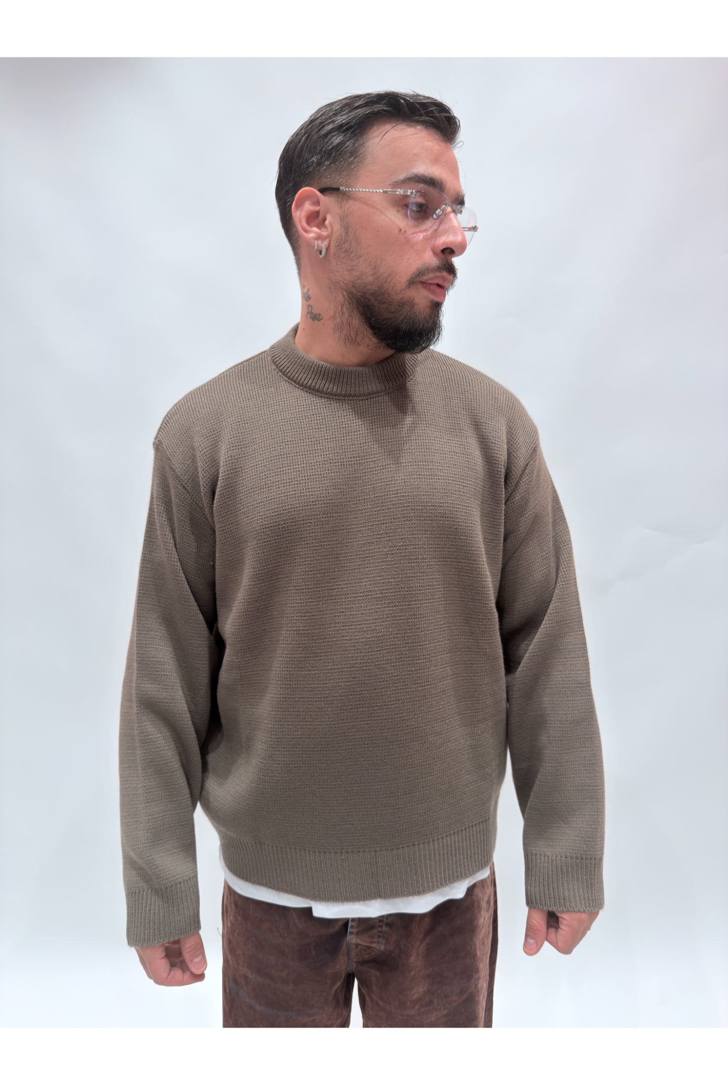 Maglione girocollo basic Ln13