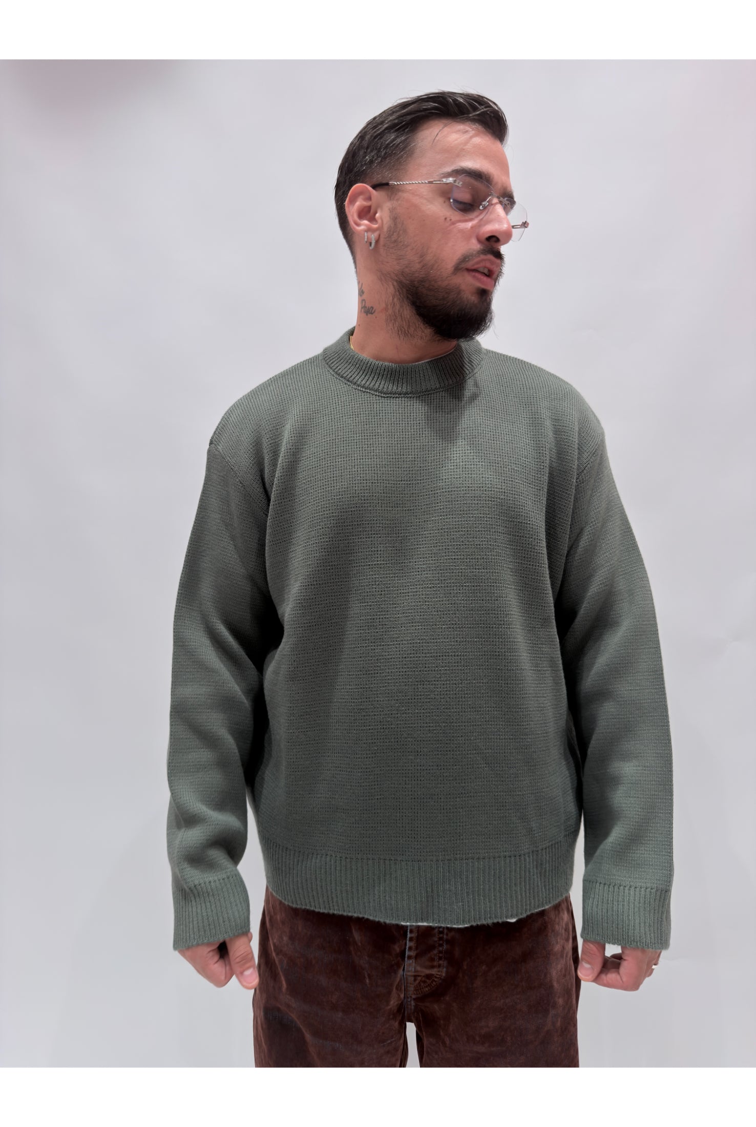 Maglione girocollo basic Ln13