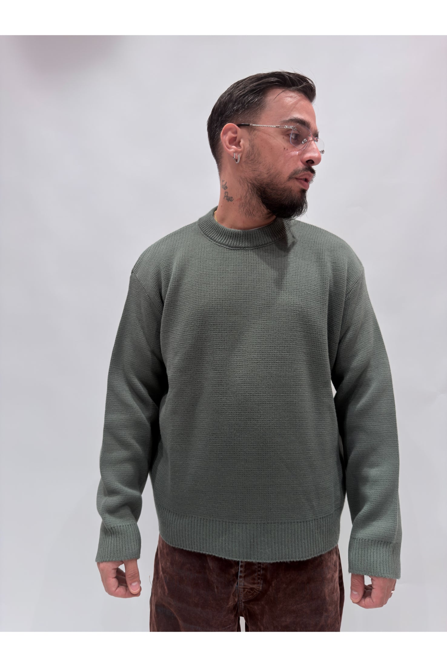 Maglione girocollo basic Ln13