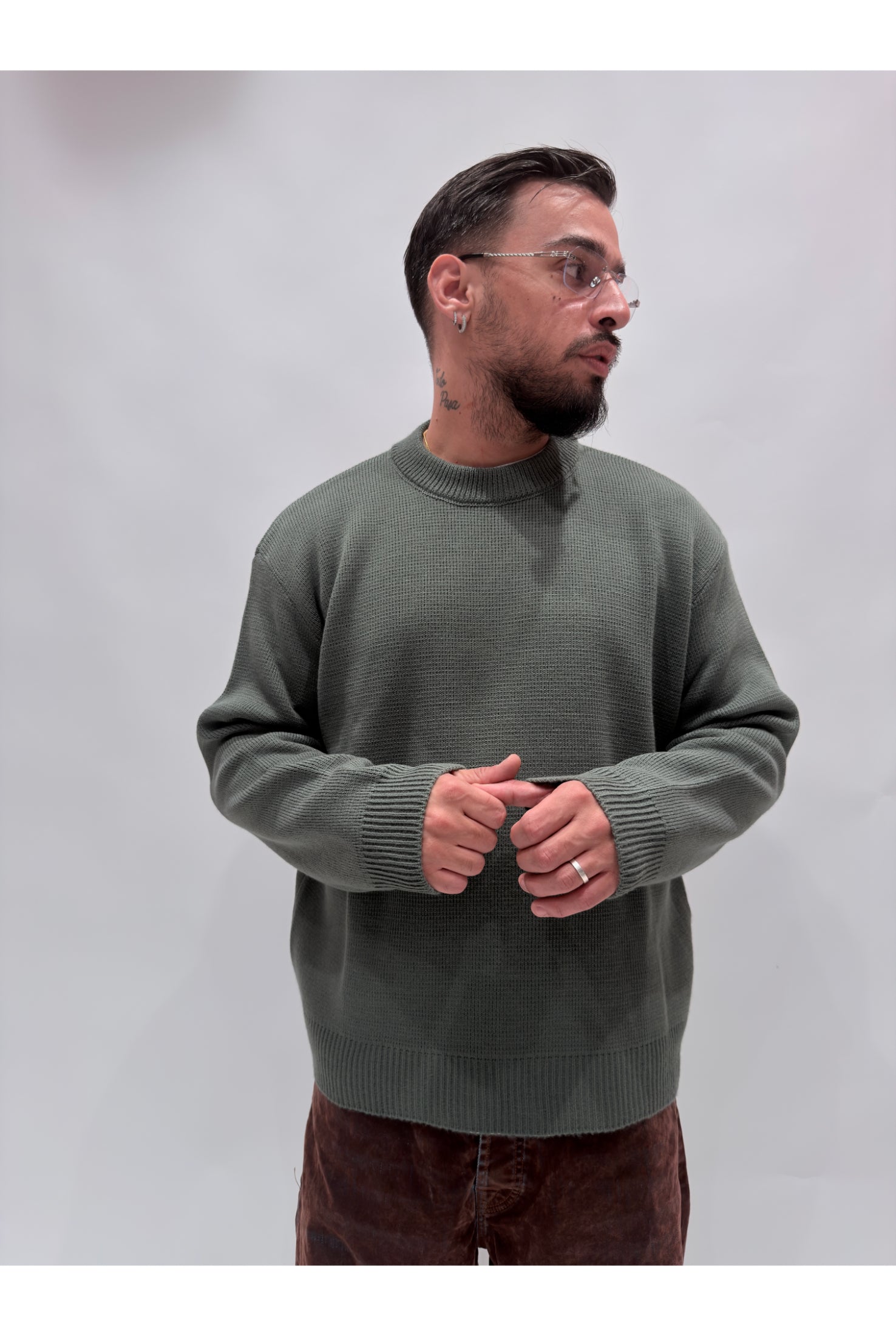 Maglione girocollo basic Ln13