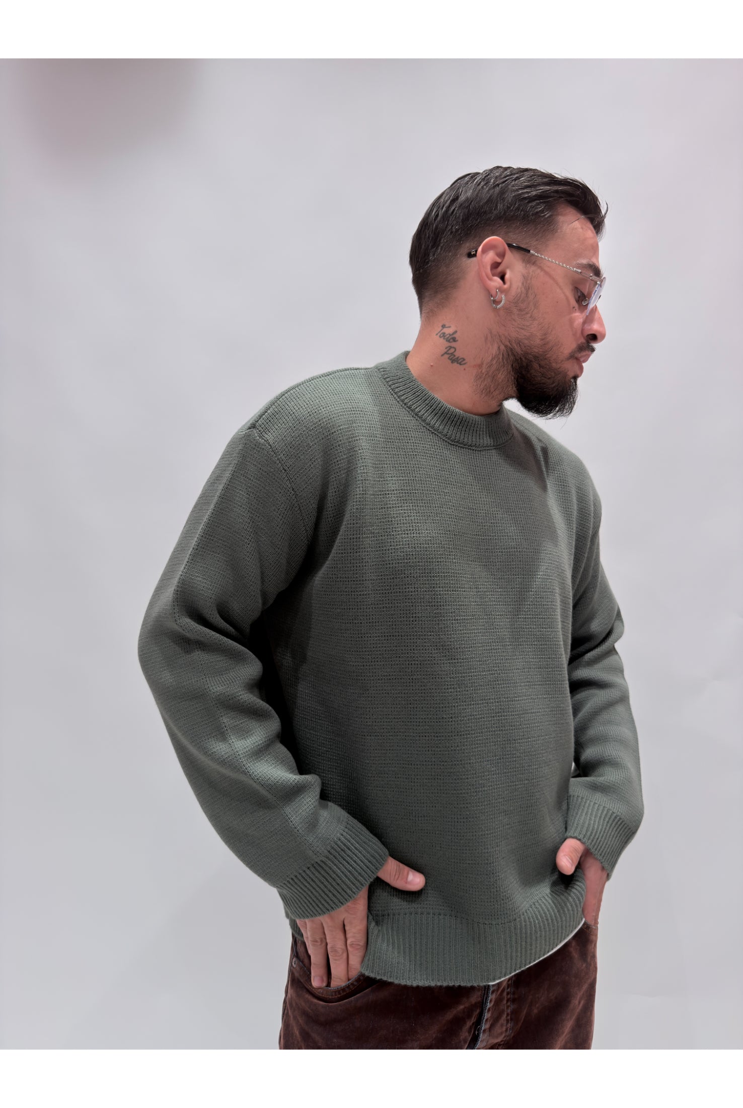 Maglione girocollo basic Ln13