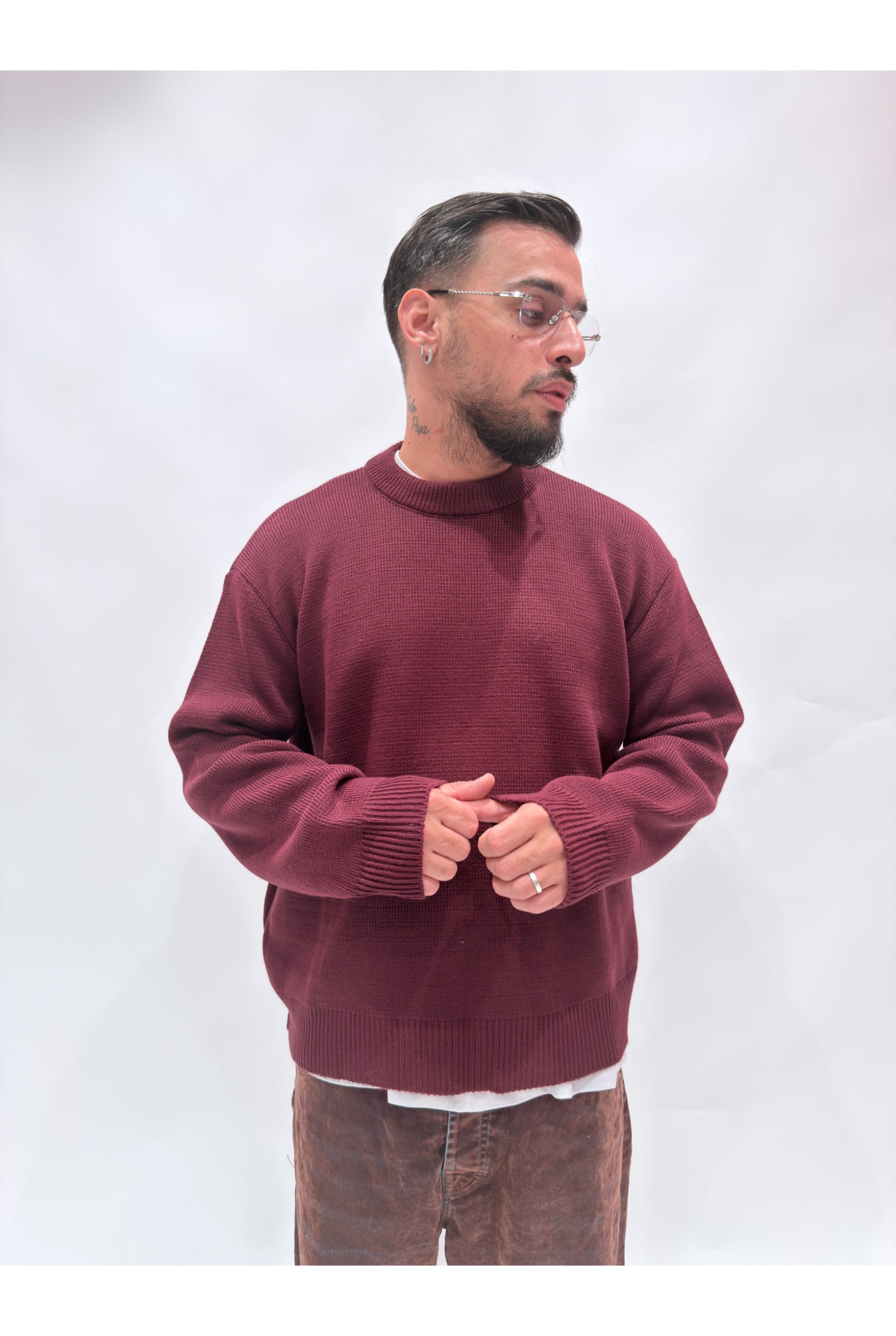 Maglione girocollo basic Ln13