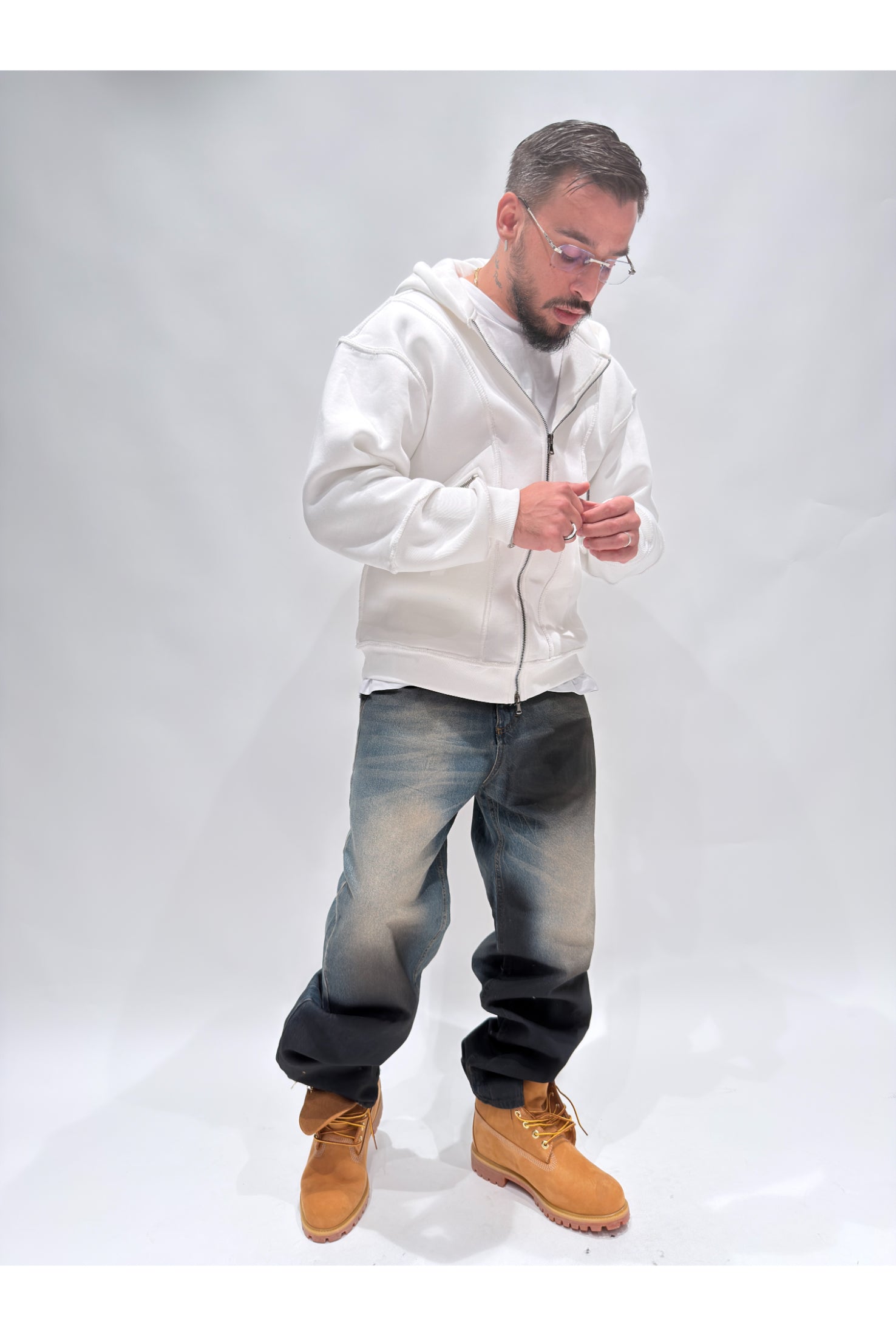 Felpa FREESTART Raw cut