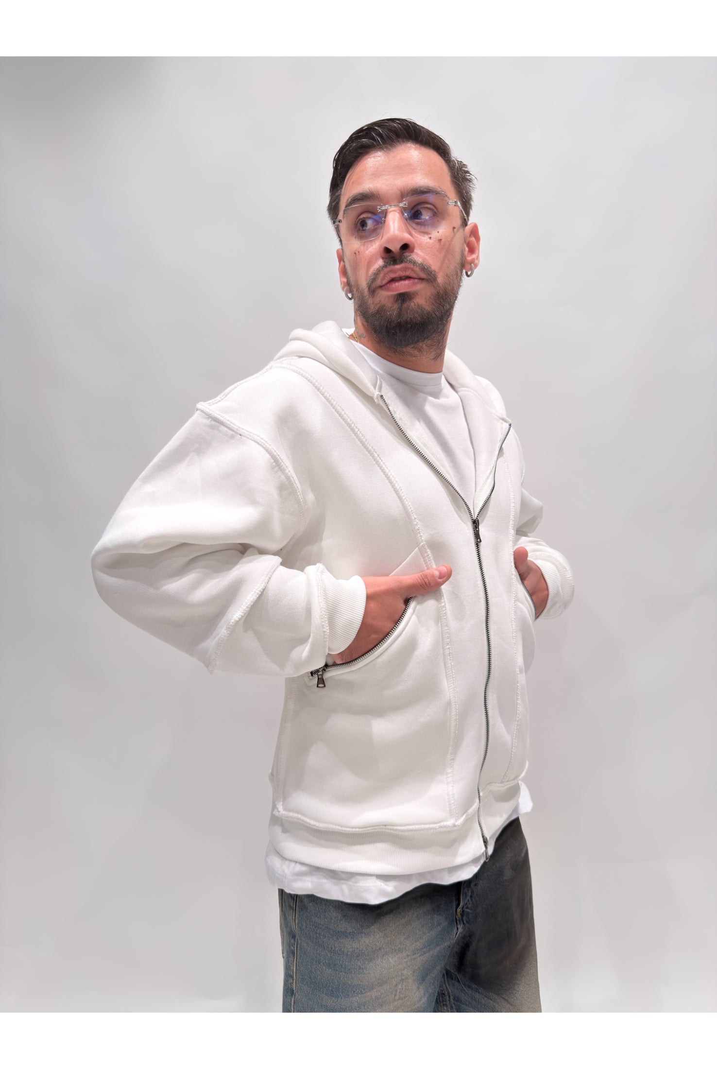 Felpa FREESTART Raw cut