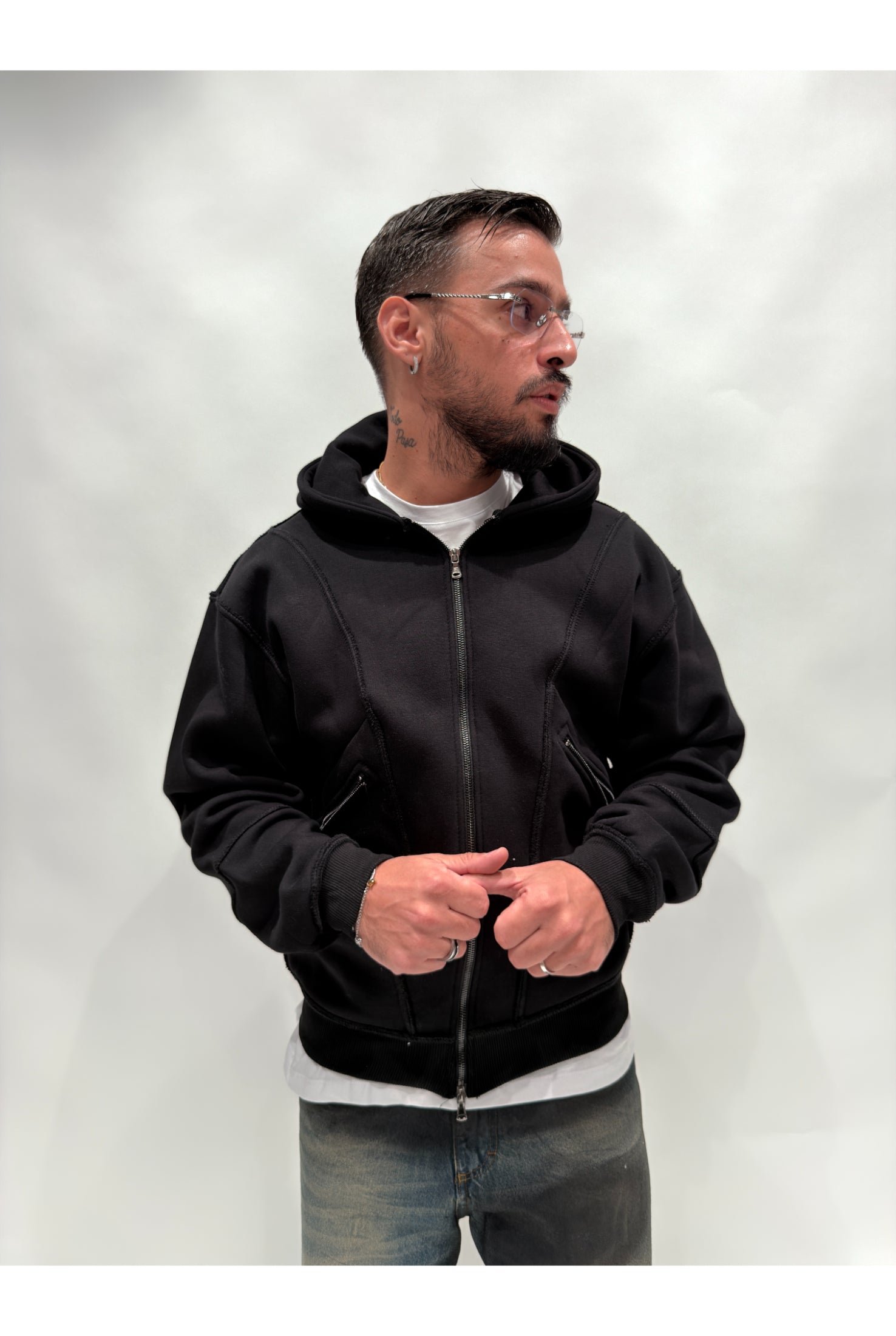 Felpa FREESTART Raw cut