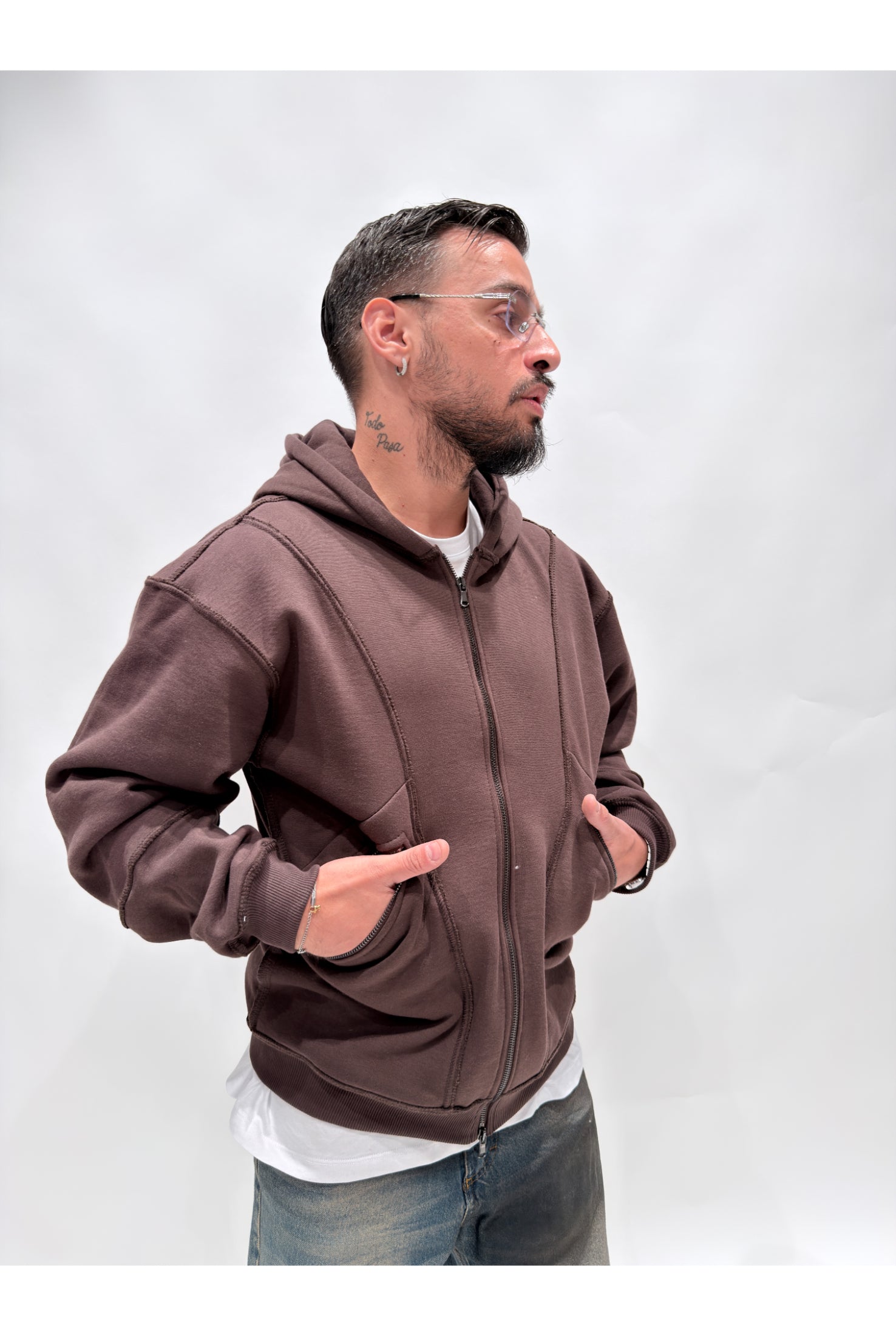 Felpa FREESTART Raw cut