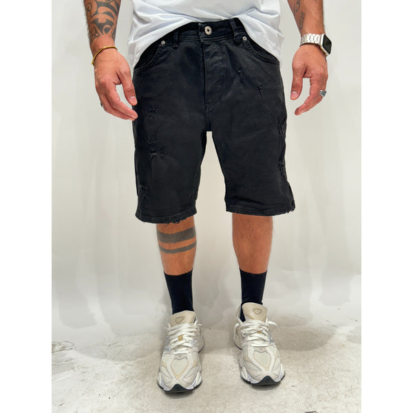 Jeans short CIANOTIC STANFROD BLACK