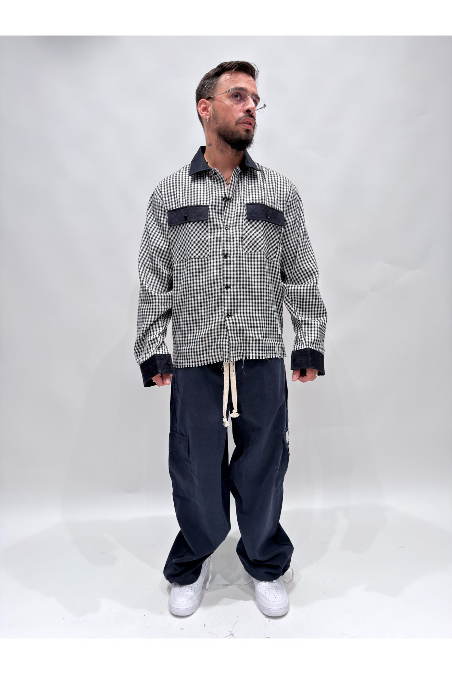 Camicia ARCHIVIO flanella denim