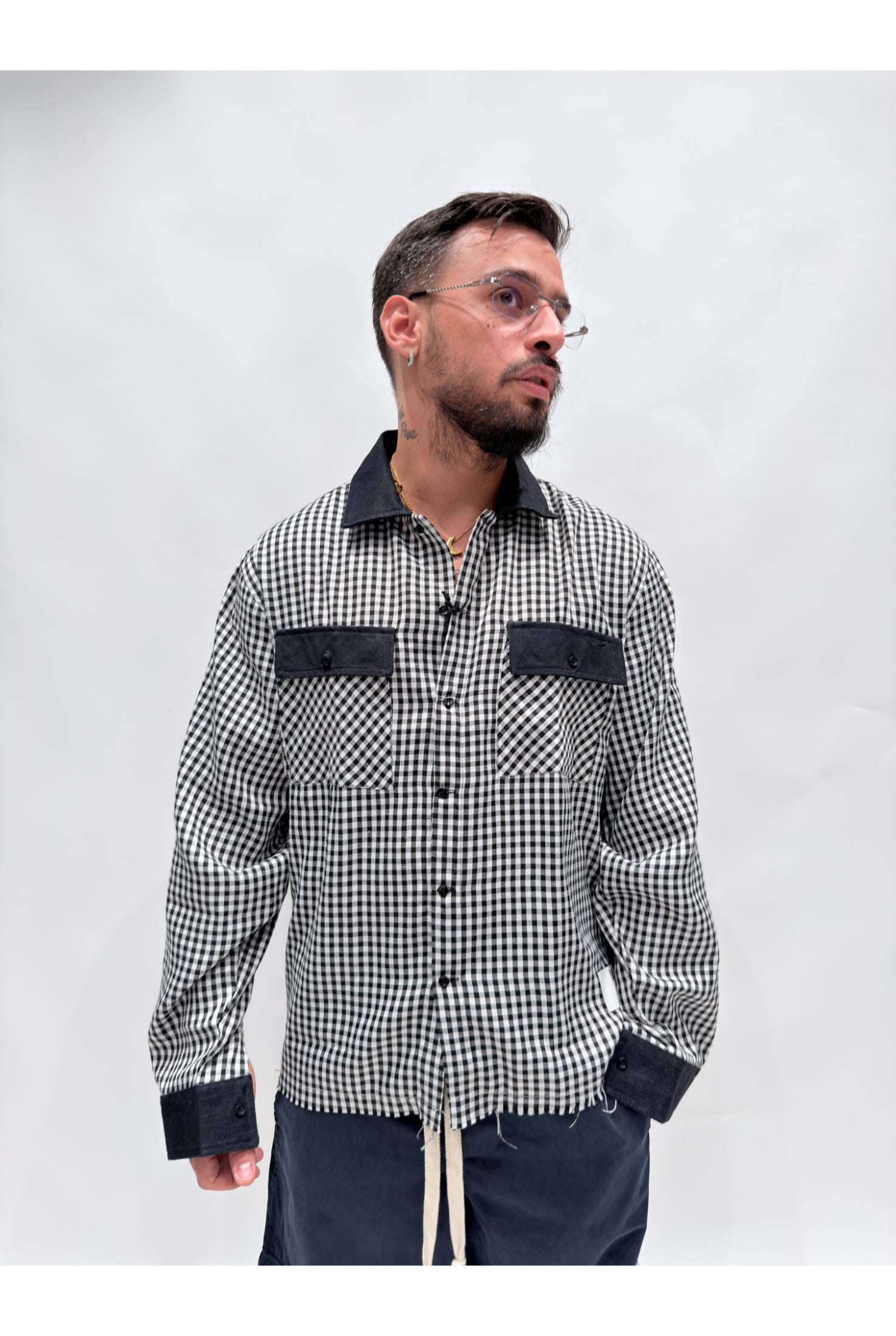 Camicia ARCHIVIO flanella denim