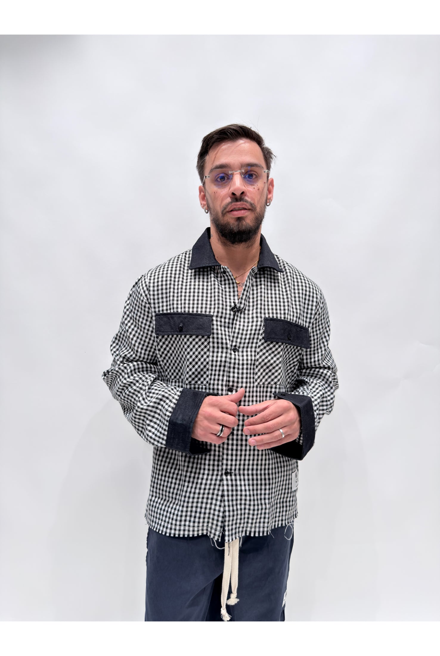 Camicia ARCHIVIO flanella denim