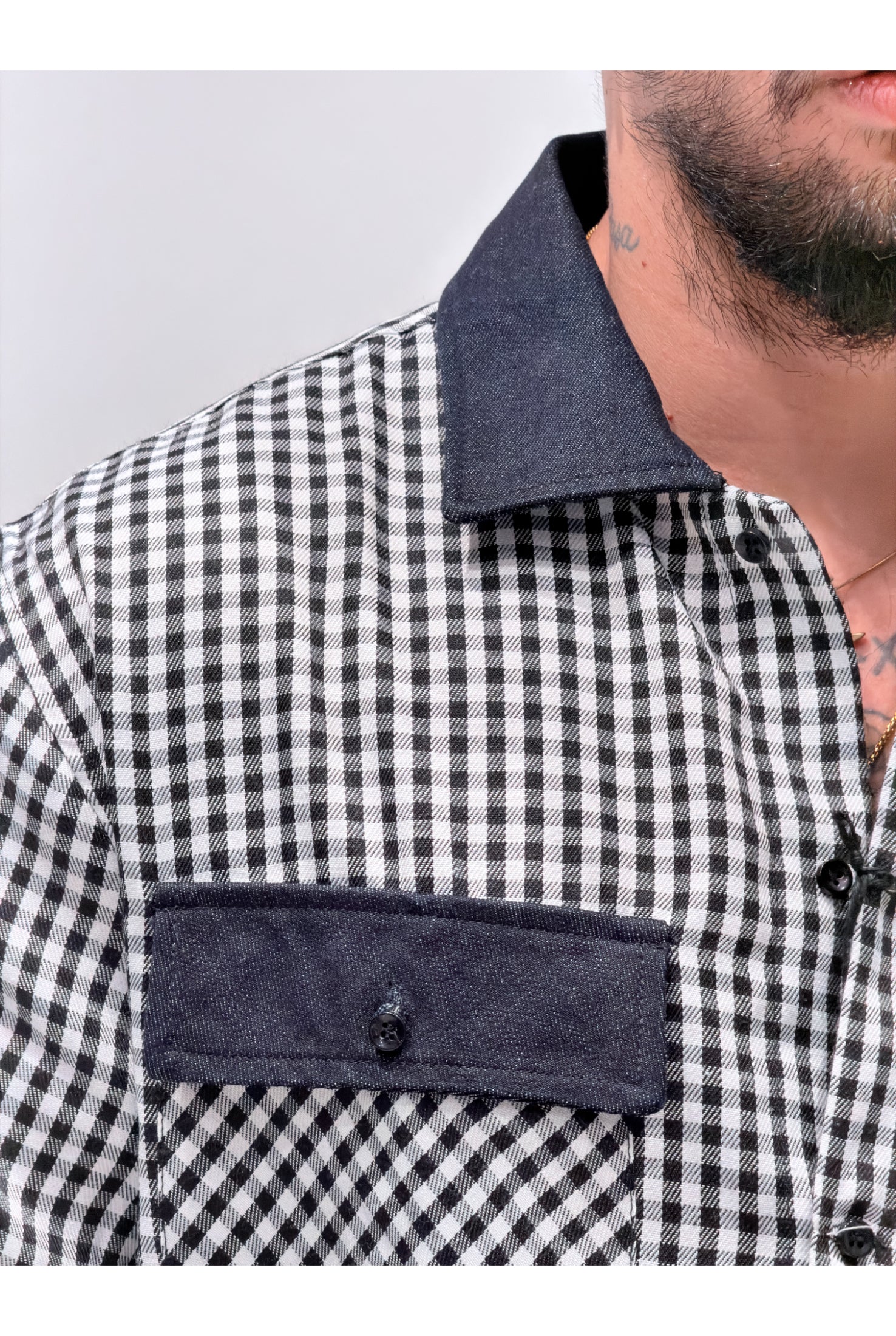Camicia ARCHIVIO flanella denim