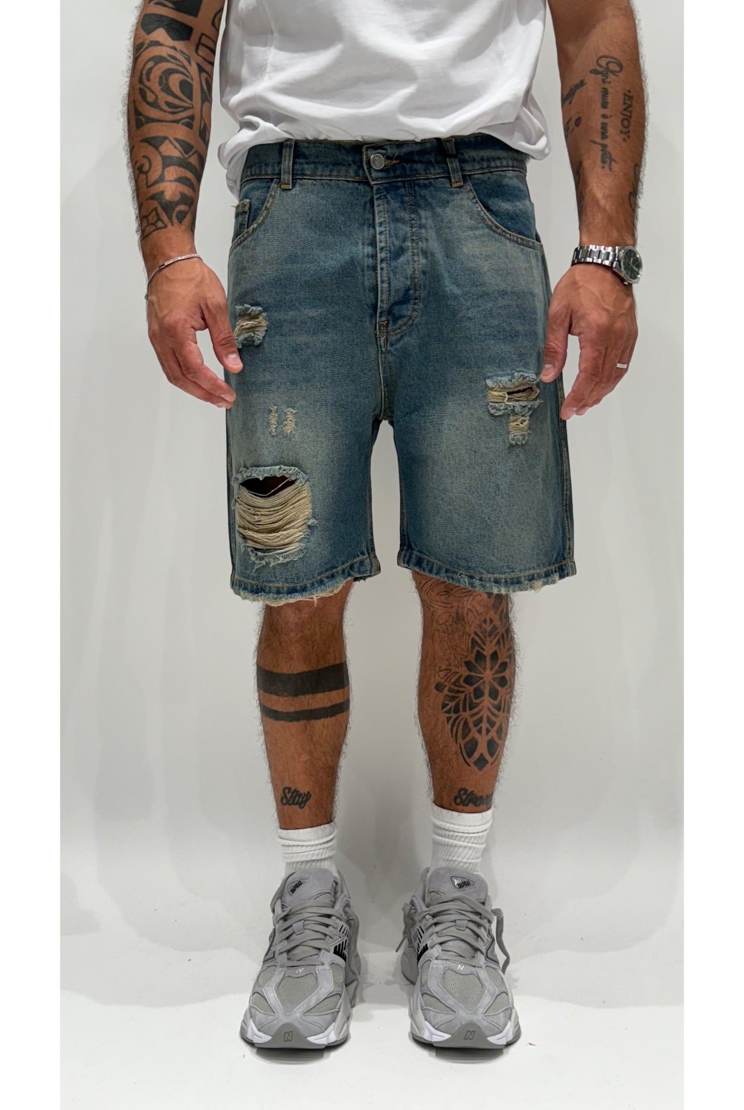 Jeans short NJB 04SPOR blue