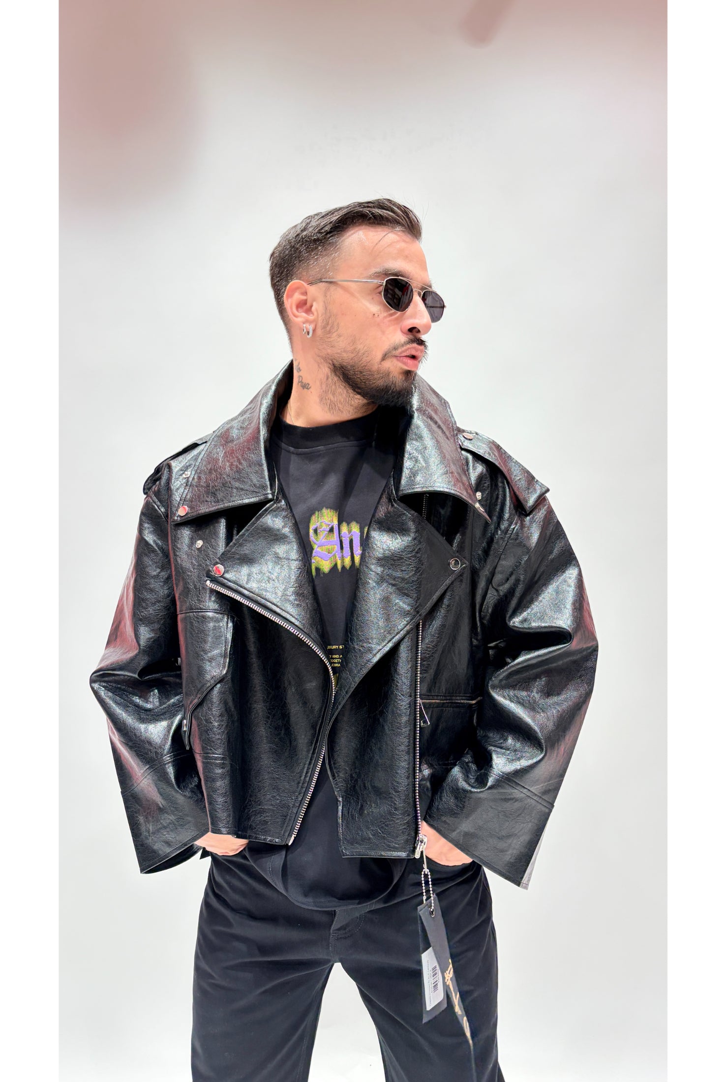 Chiodo cropped BLACK CIRCUS