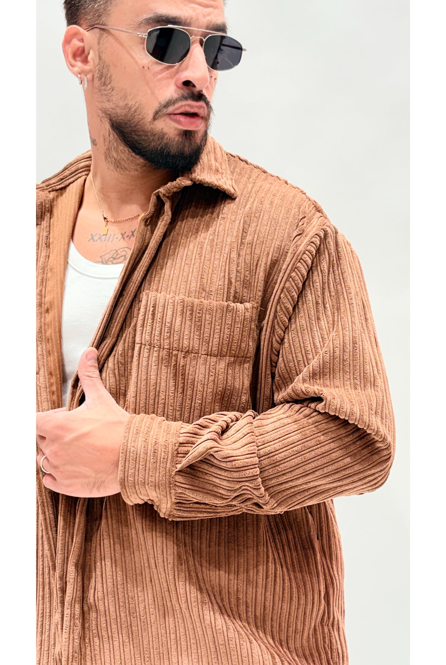 Camicia NJB stondo velluto