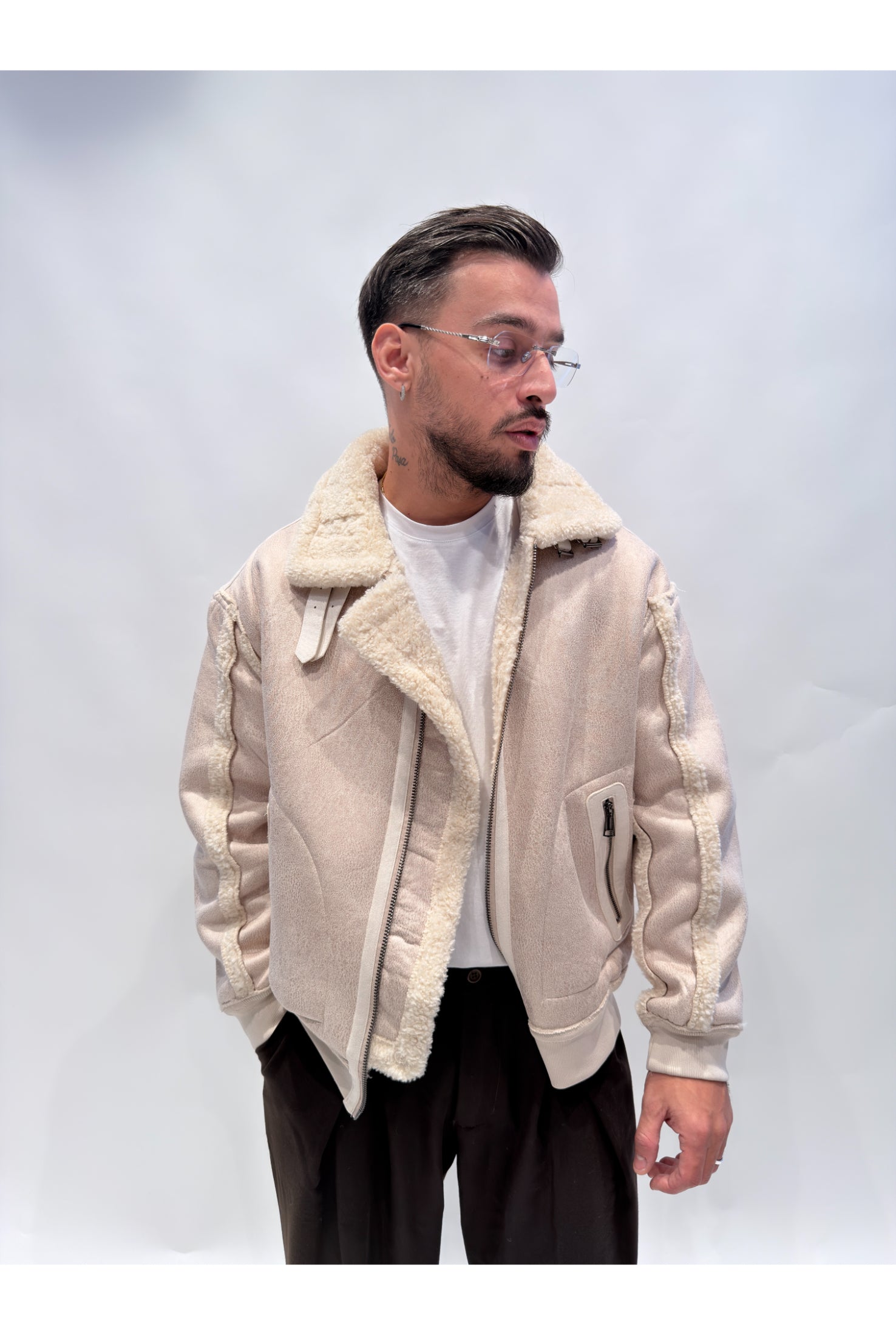 Giubbino montone REVERSIBILE