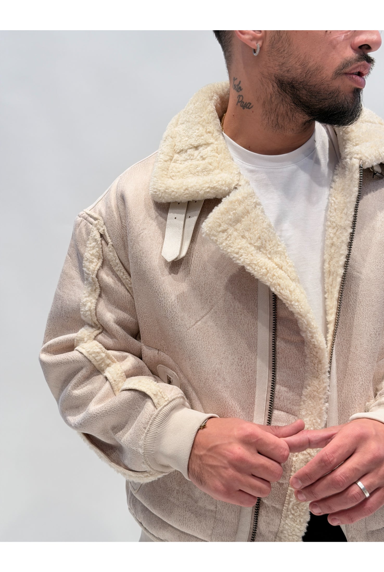 Giubbino montone REVERSIBILE