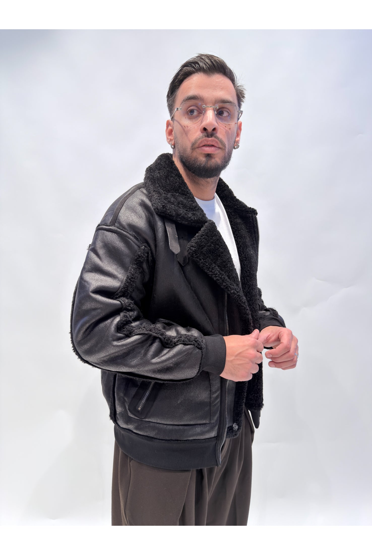 Giubbino montone REVERSIBILE