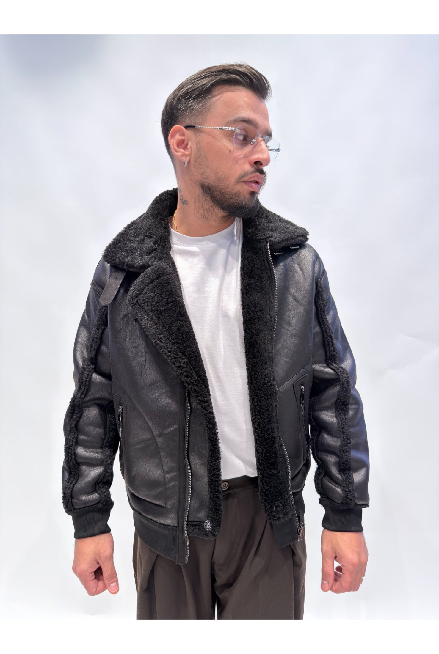 Giubbino montone REVERSIBILE