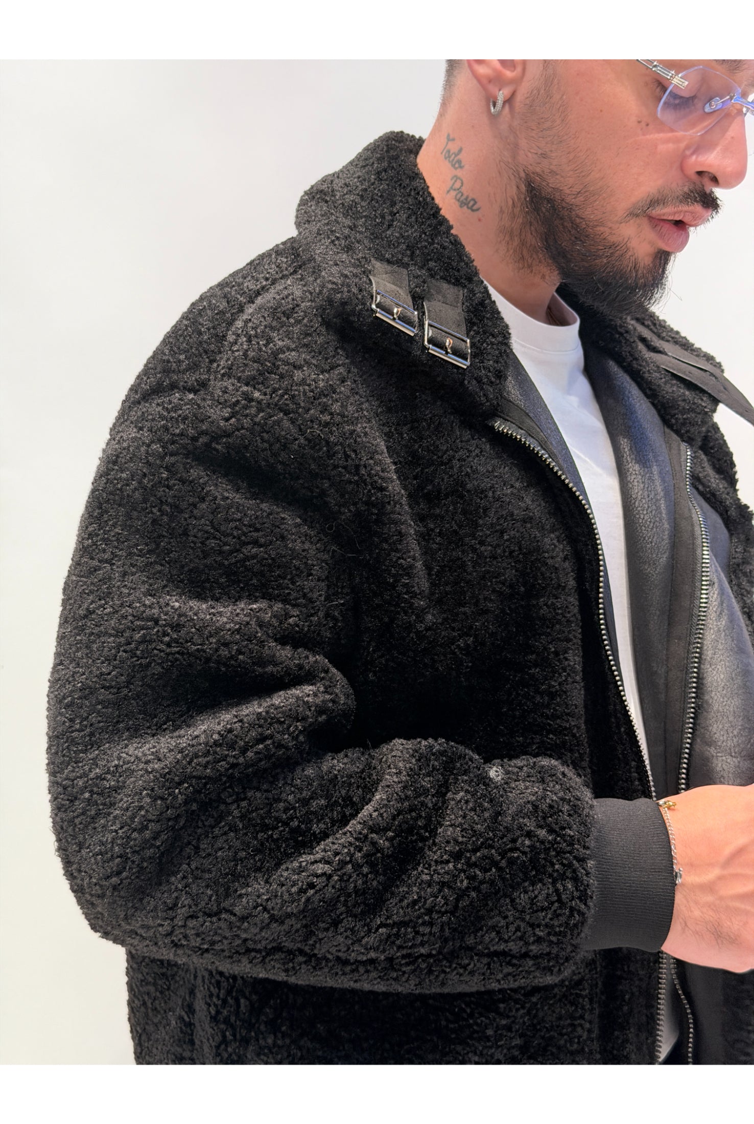 Giubbino montone REVERSIBILE