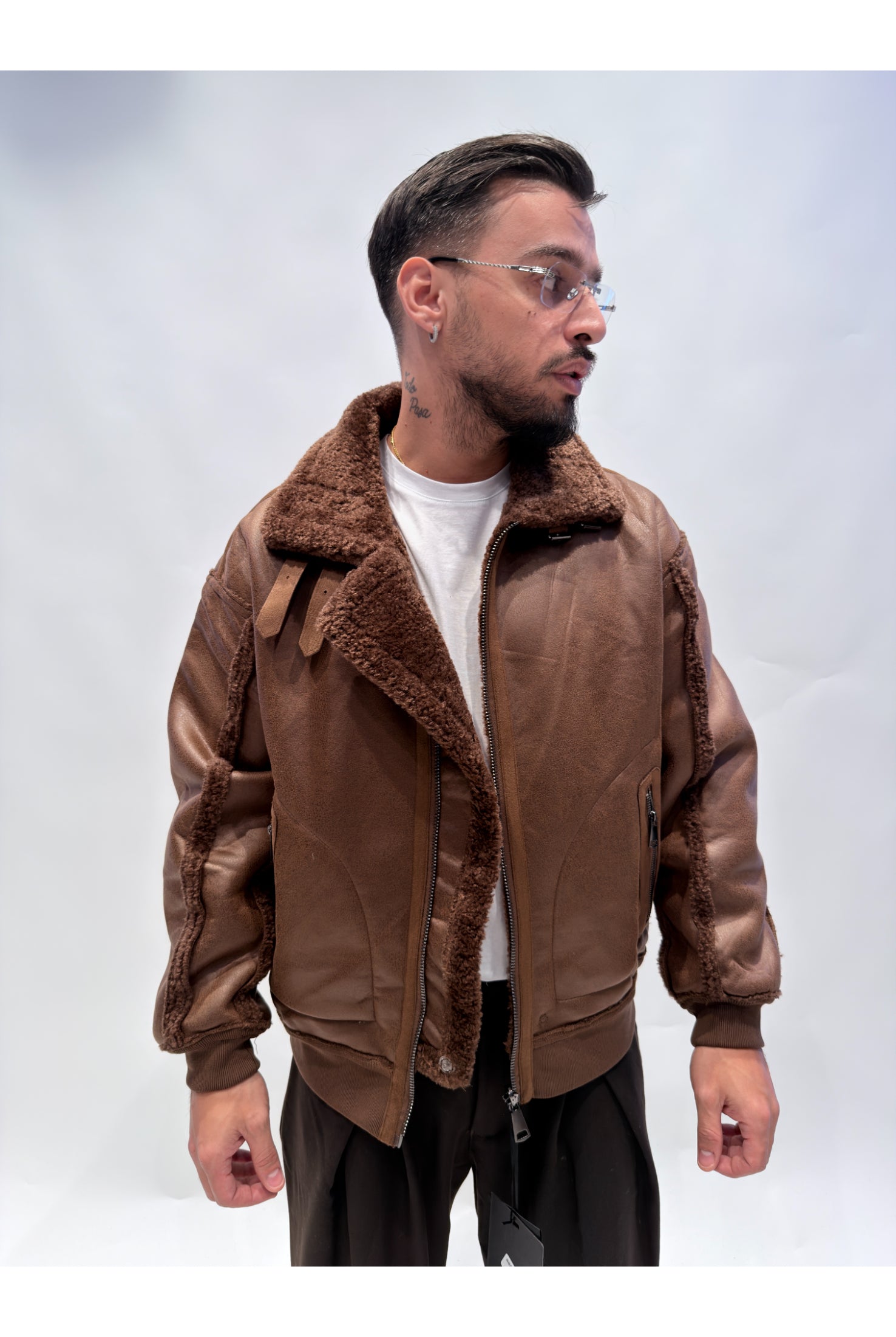 Giubbino montone REVERSIBILE