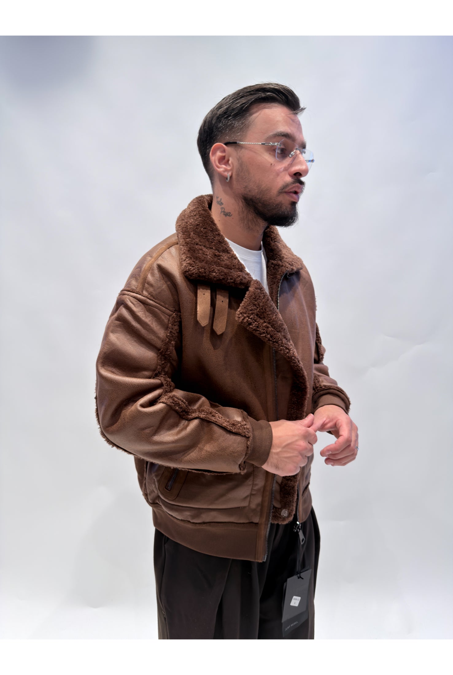 Giubbino montone REVERSIBILE