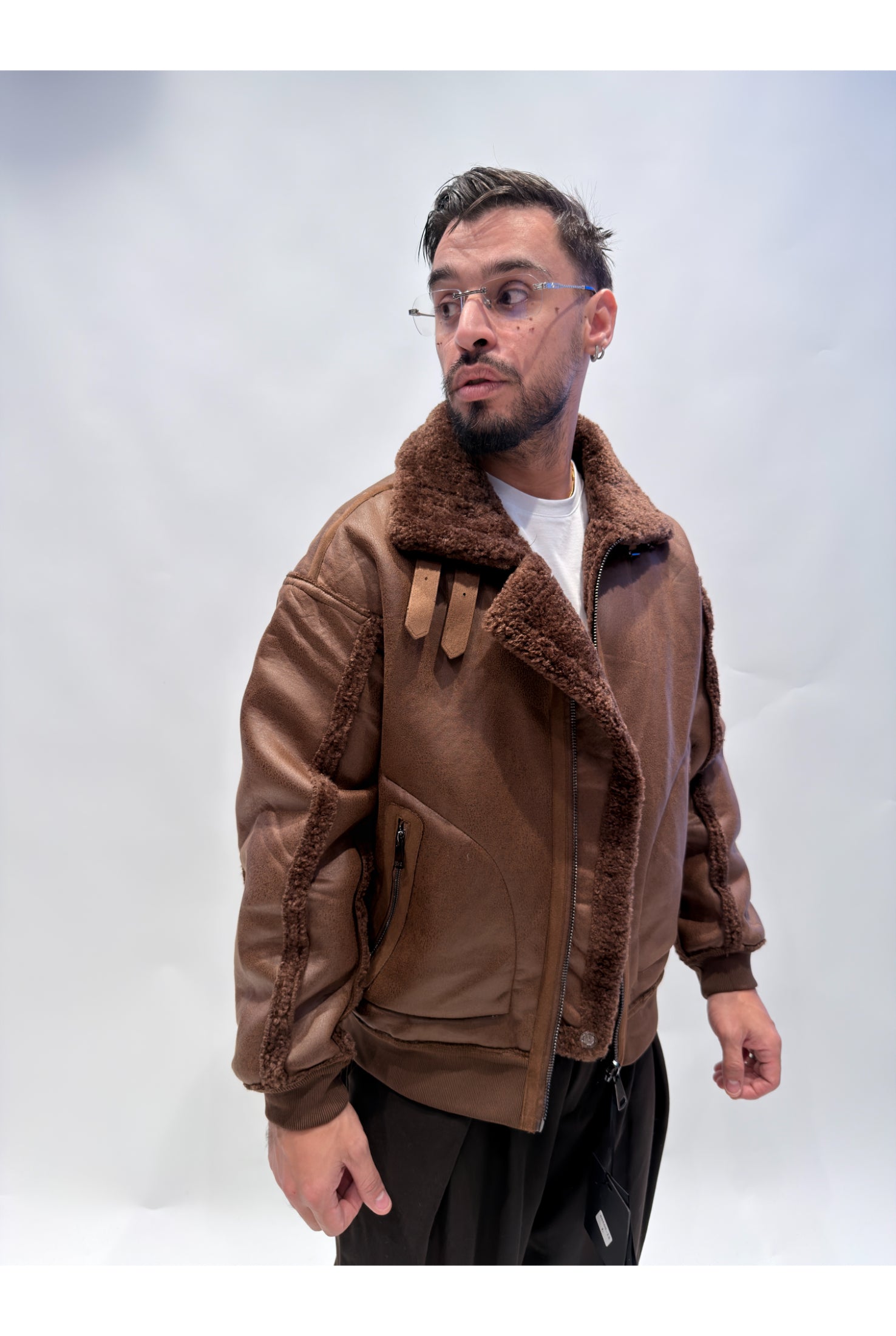 Giubbino montone REVERSIBILE