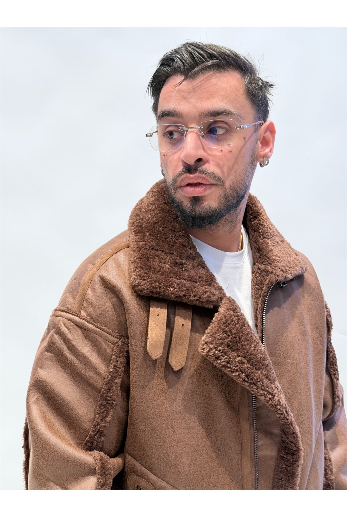 Giubbino montone REVERSIBILE