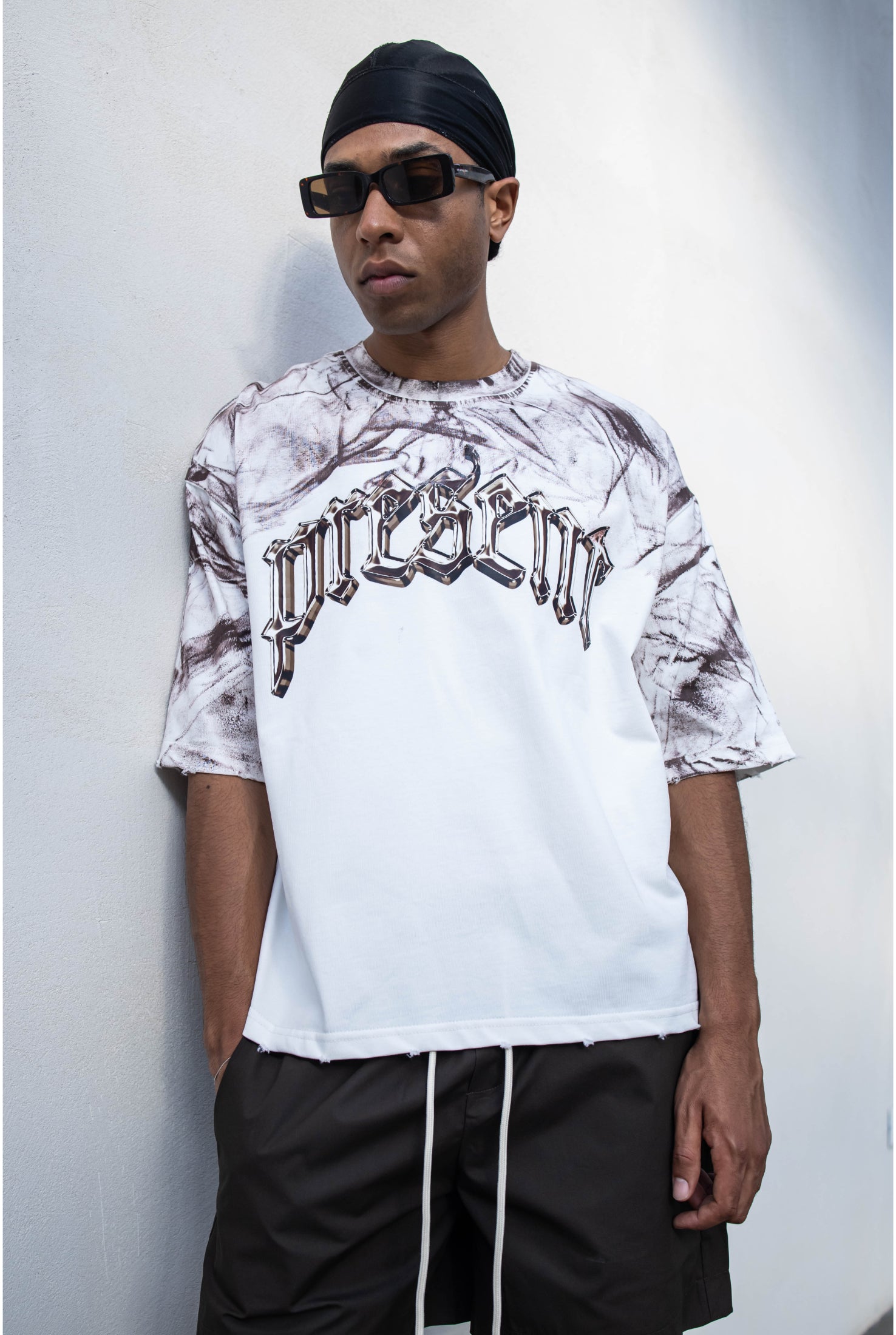 T-shirt PRESENT DAY Specchio crop