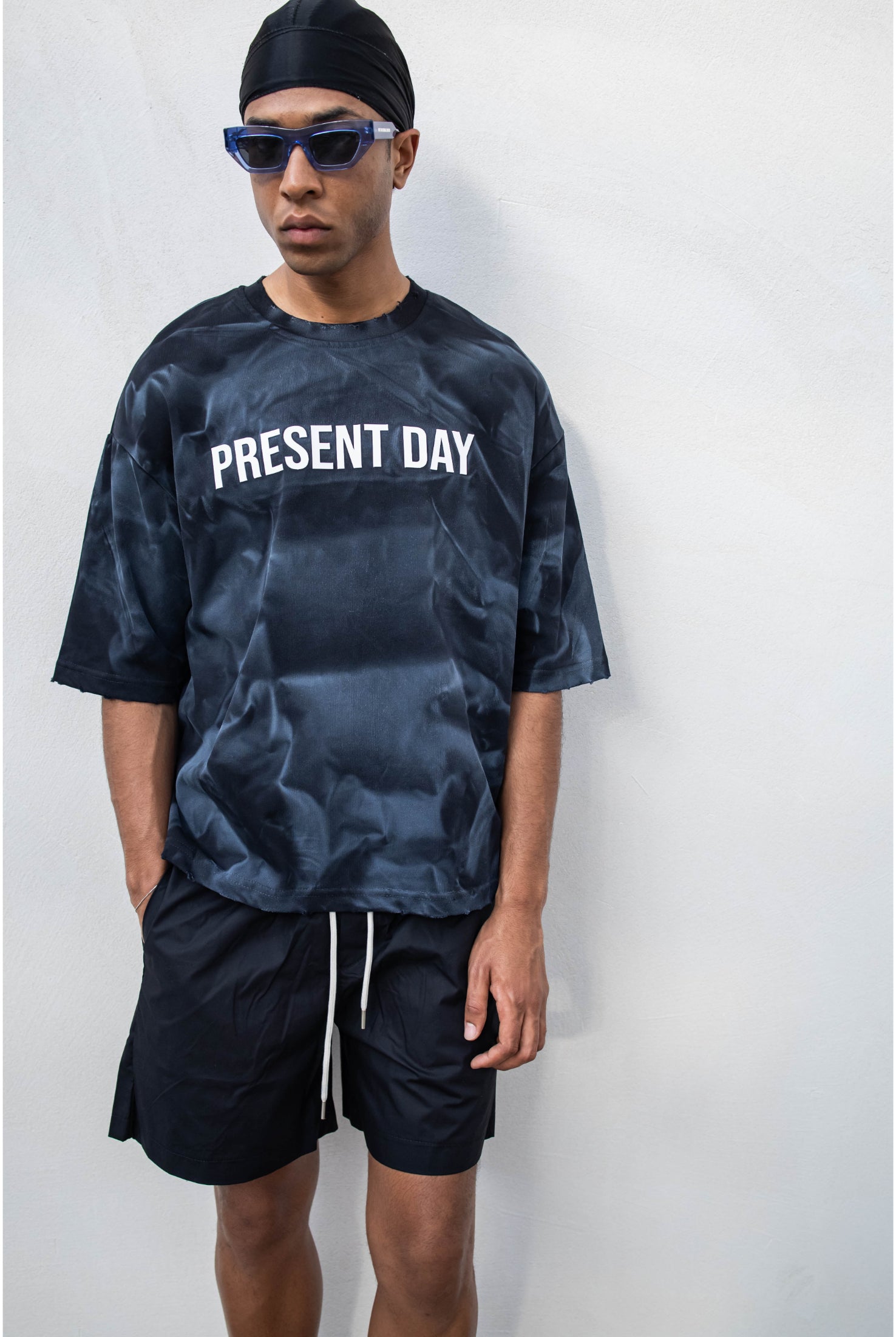 T-shirt PRESENT DAY crop brik