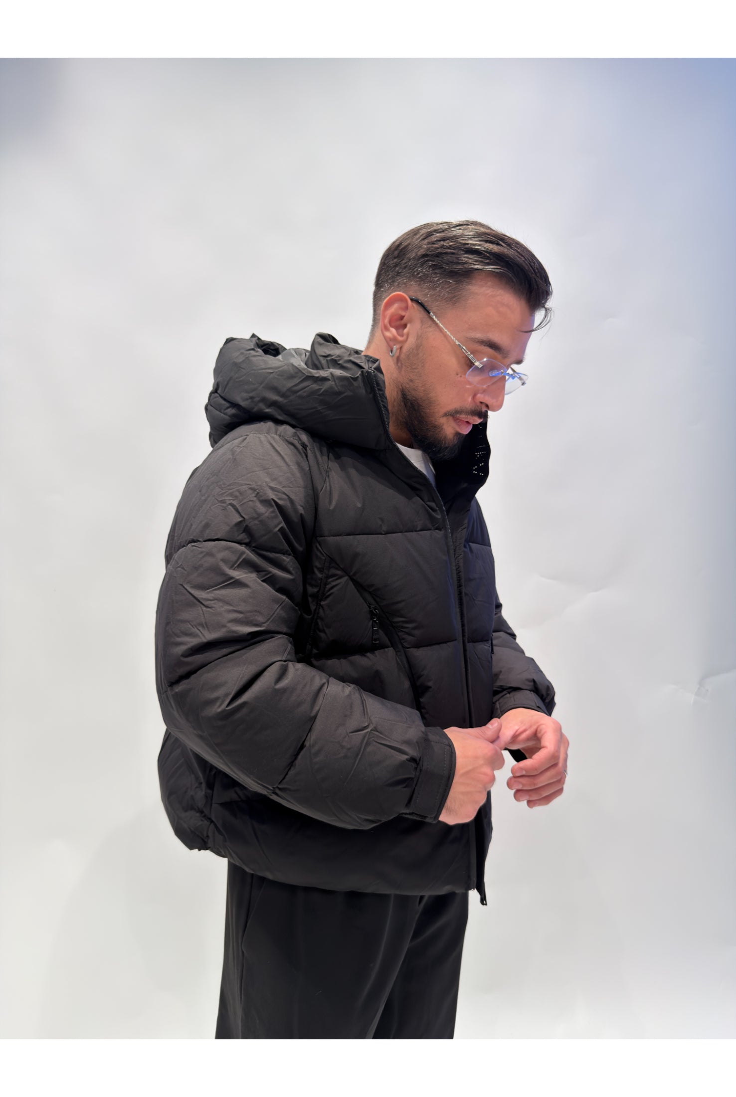 Giubbino n733 cappuccio