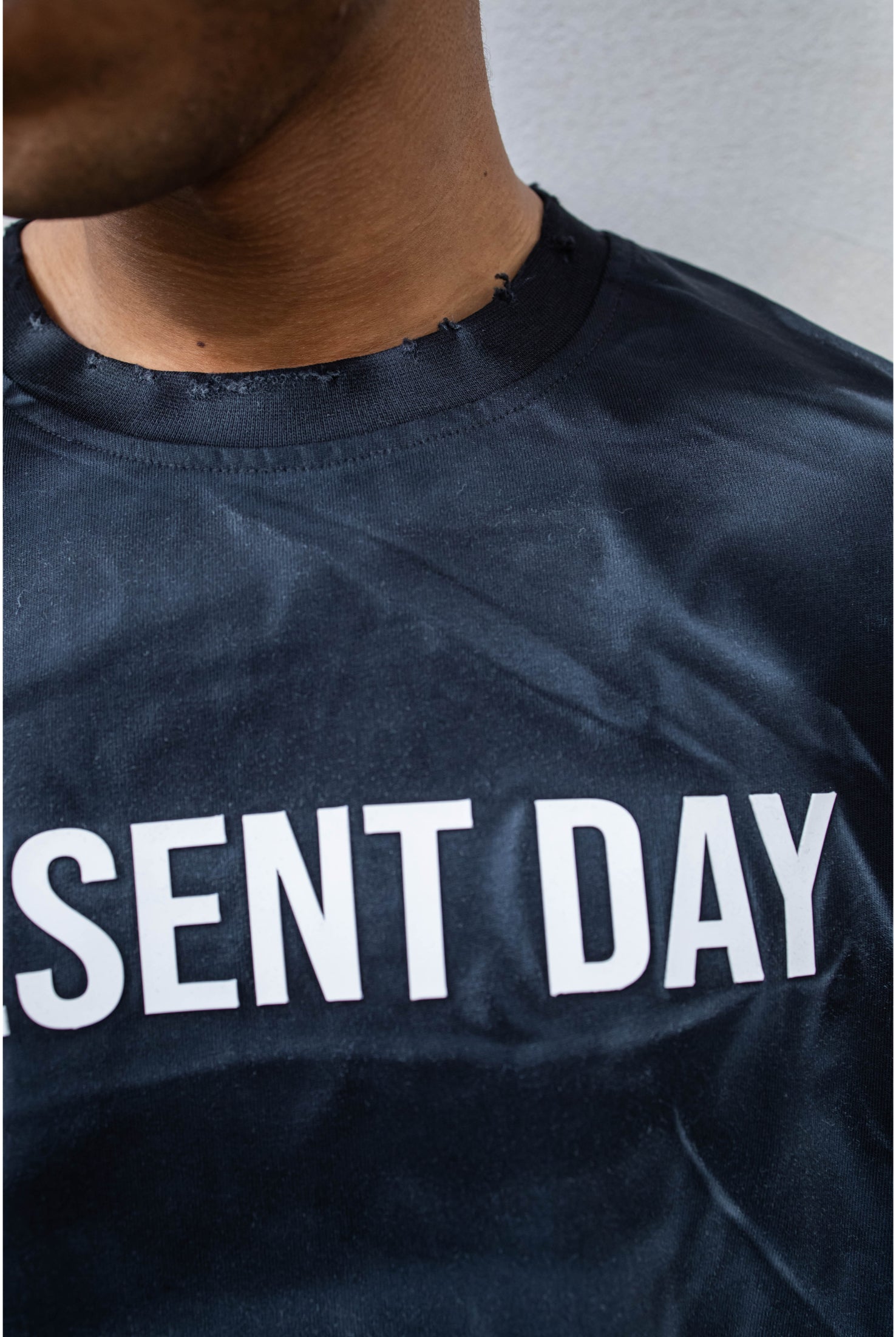 T-shirt PRESENT DAY crop brik