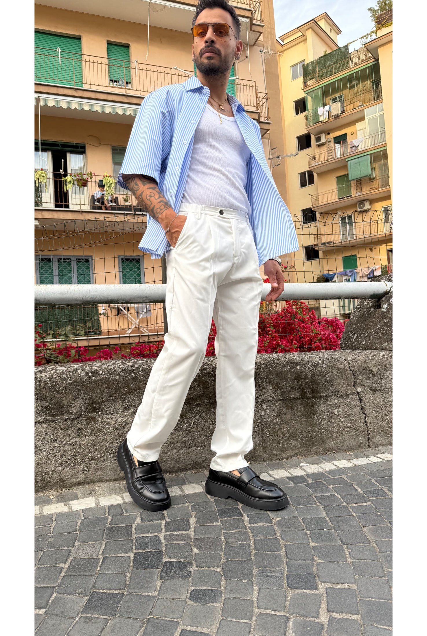 Pantalone PU2151 fondo ampio