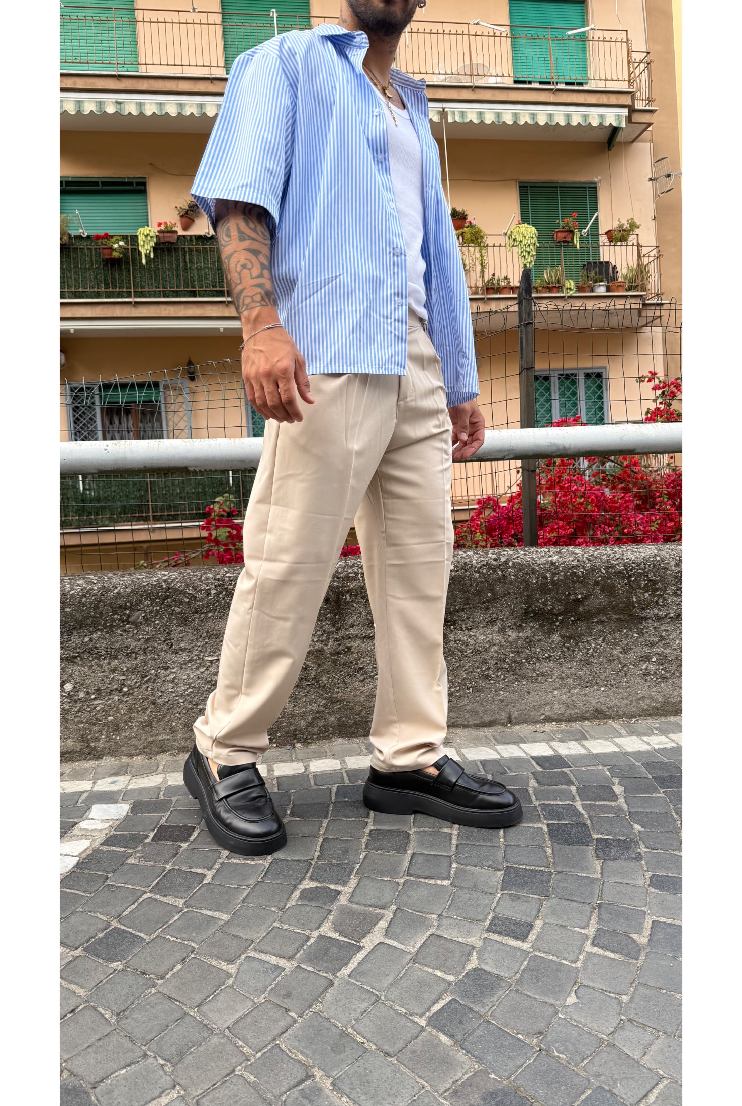 Pantalone PU2151 fondo ampio