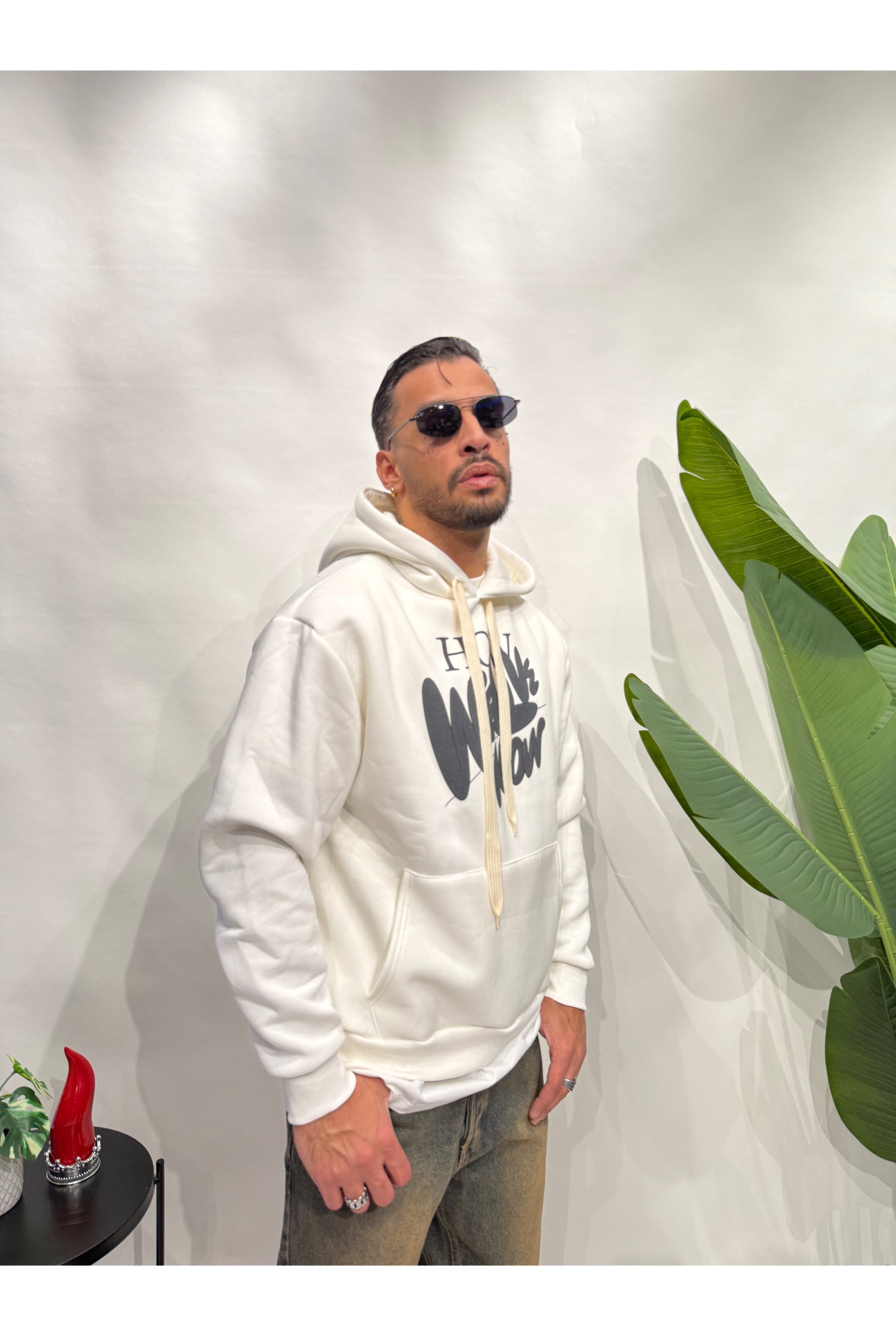 Felpa HOW WE LIVE Bianca