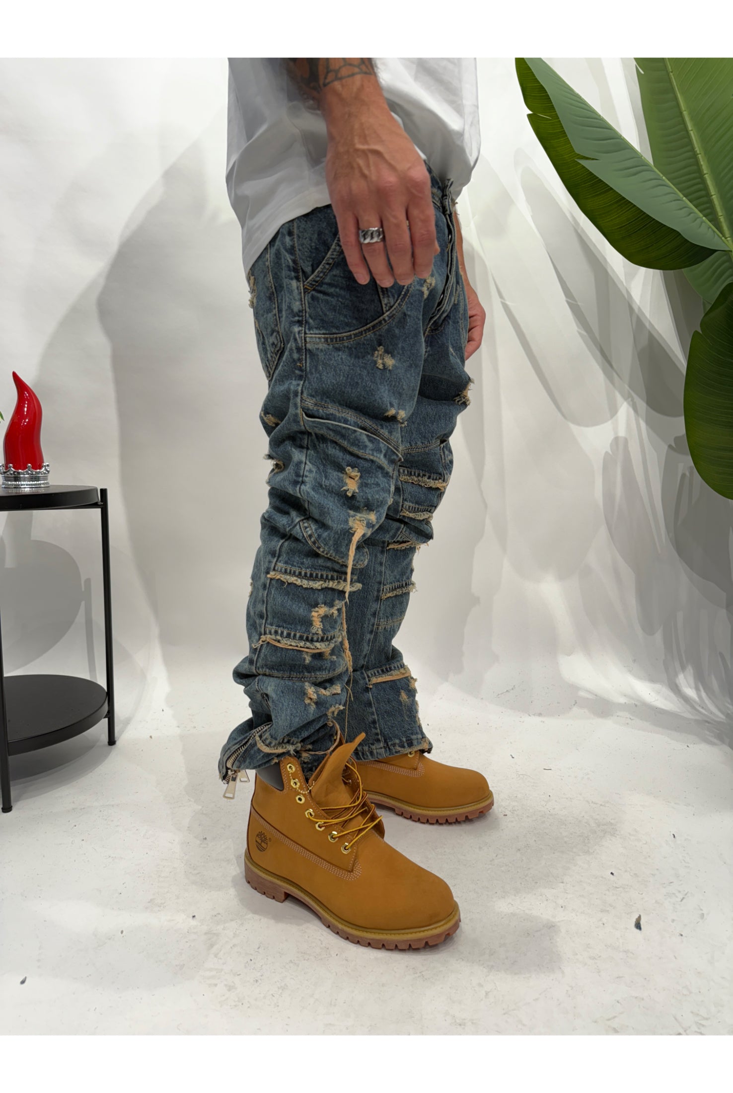 Jeans CIANOTIC Flare mr331 blue