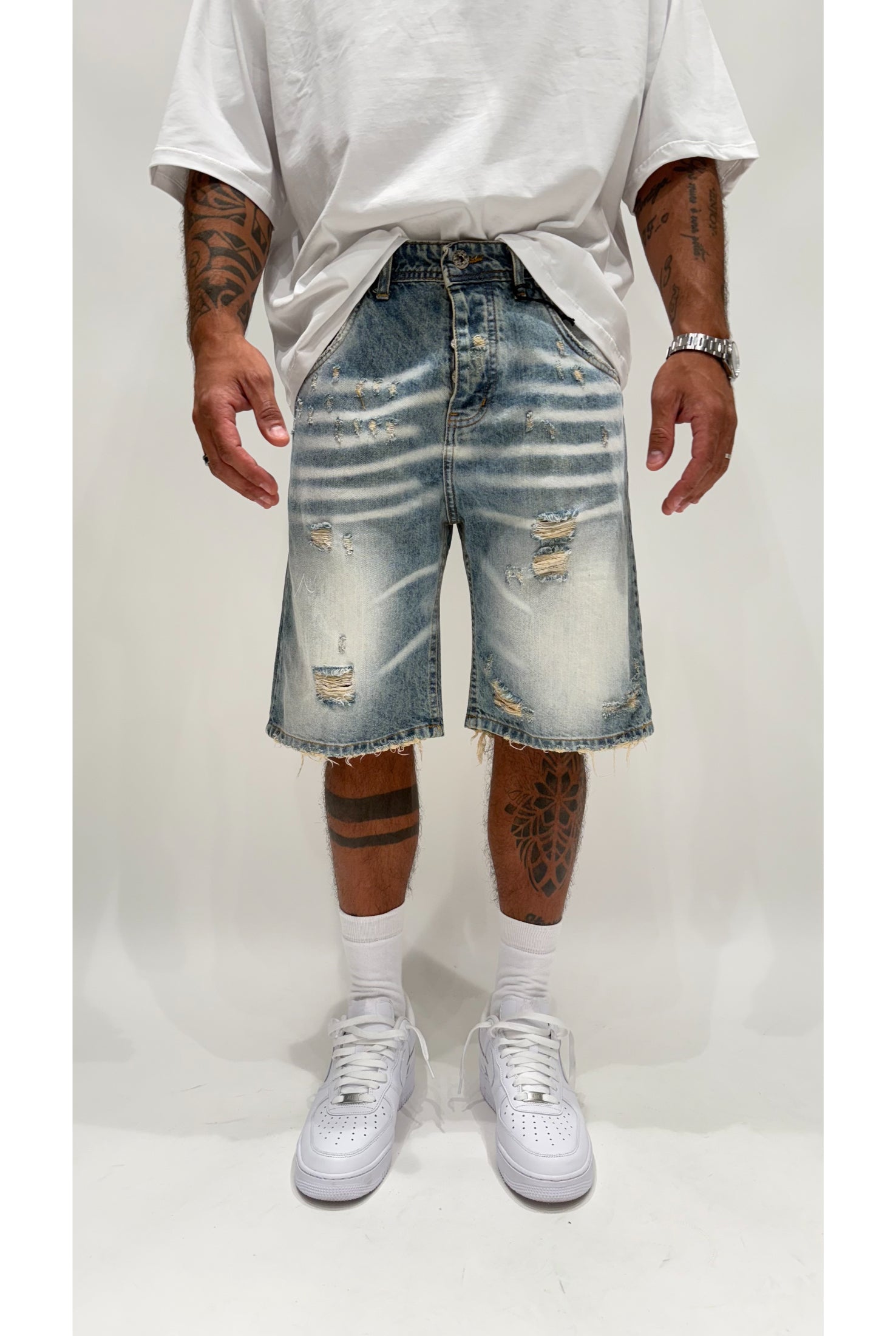 Jeans short CIANOTIC 01 sabbiato