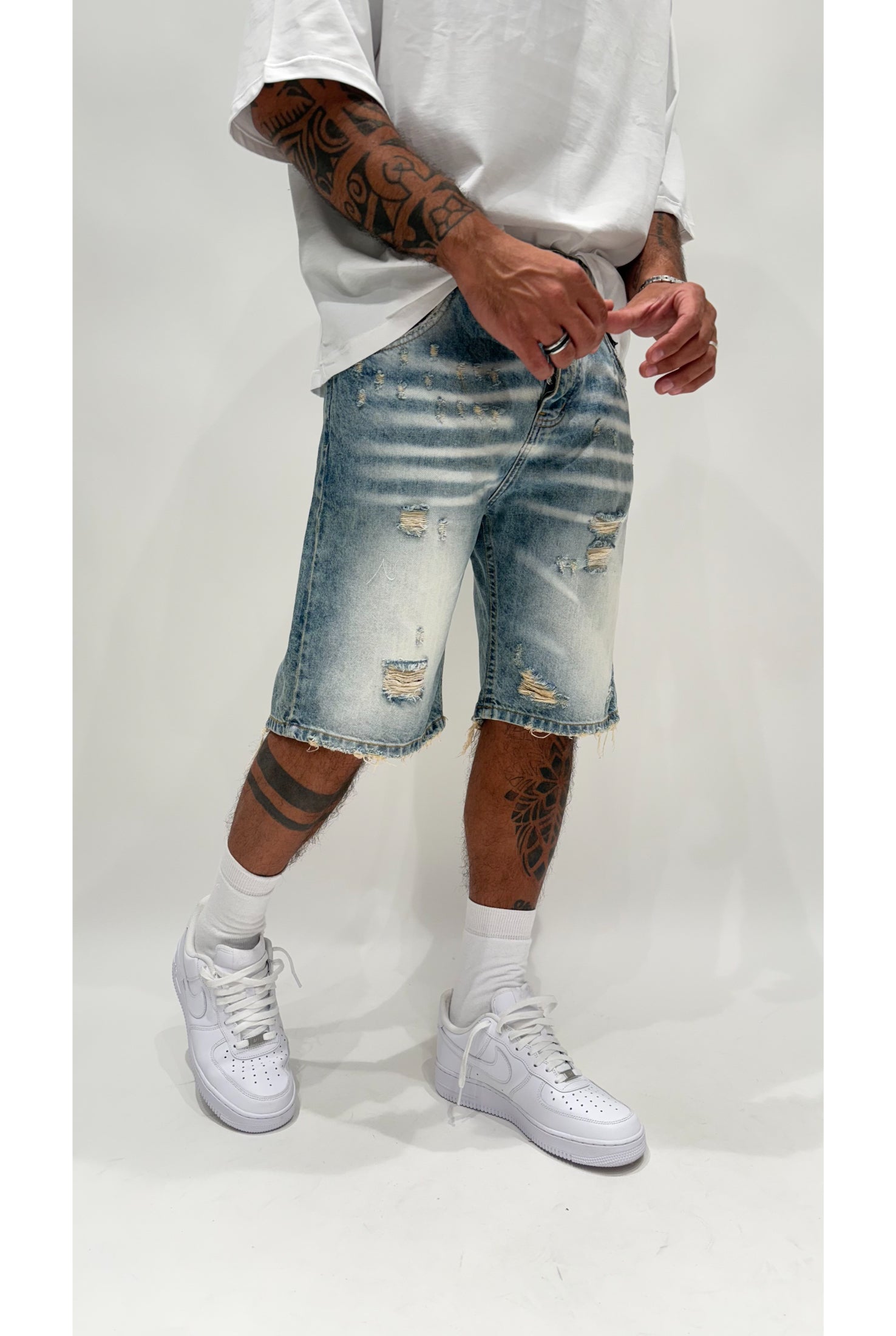 Jeans short CIANOTIC 01 sabbiato