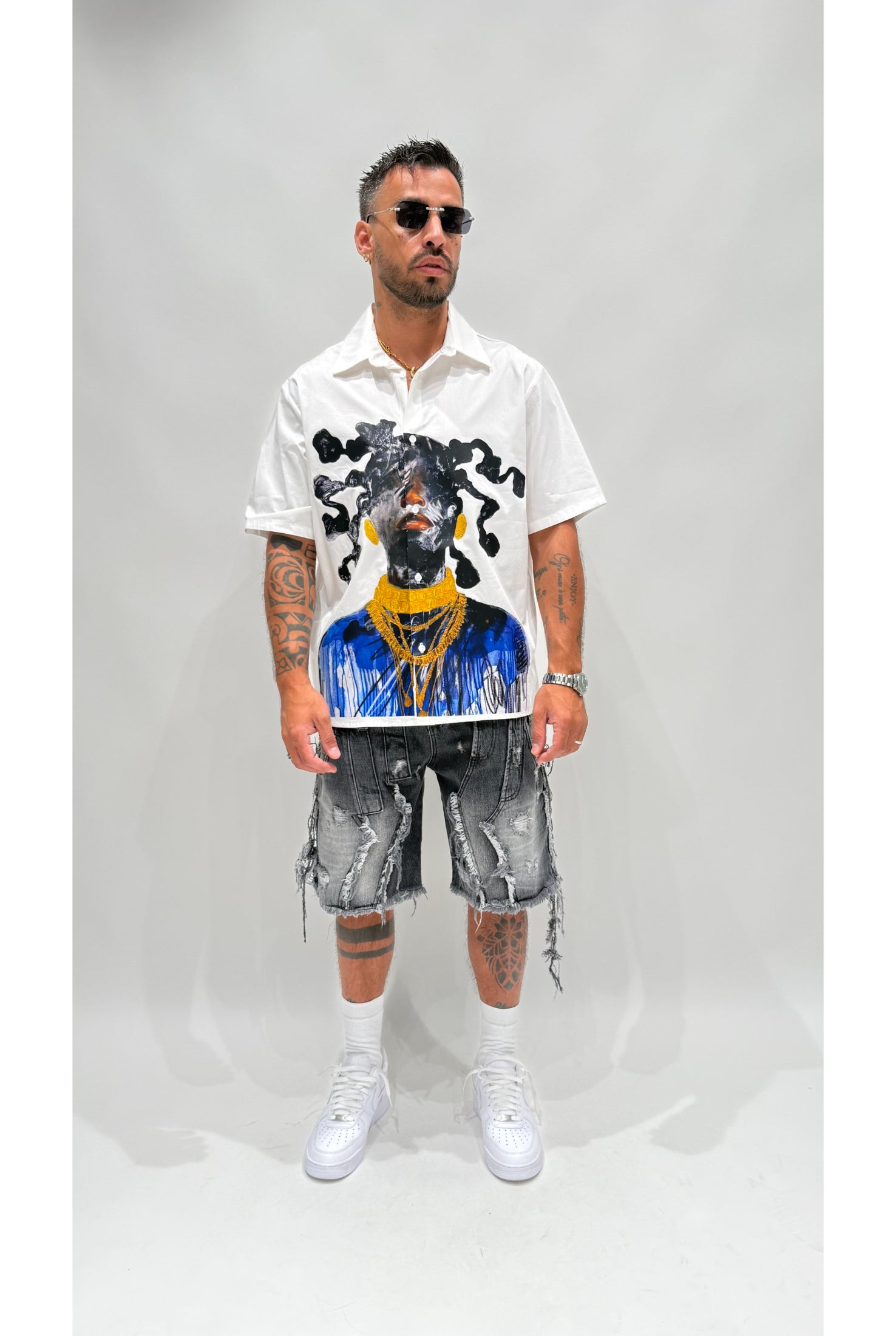 Jeasn short CIANOTIC Dark fade double