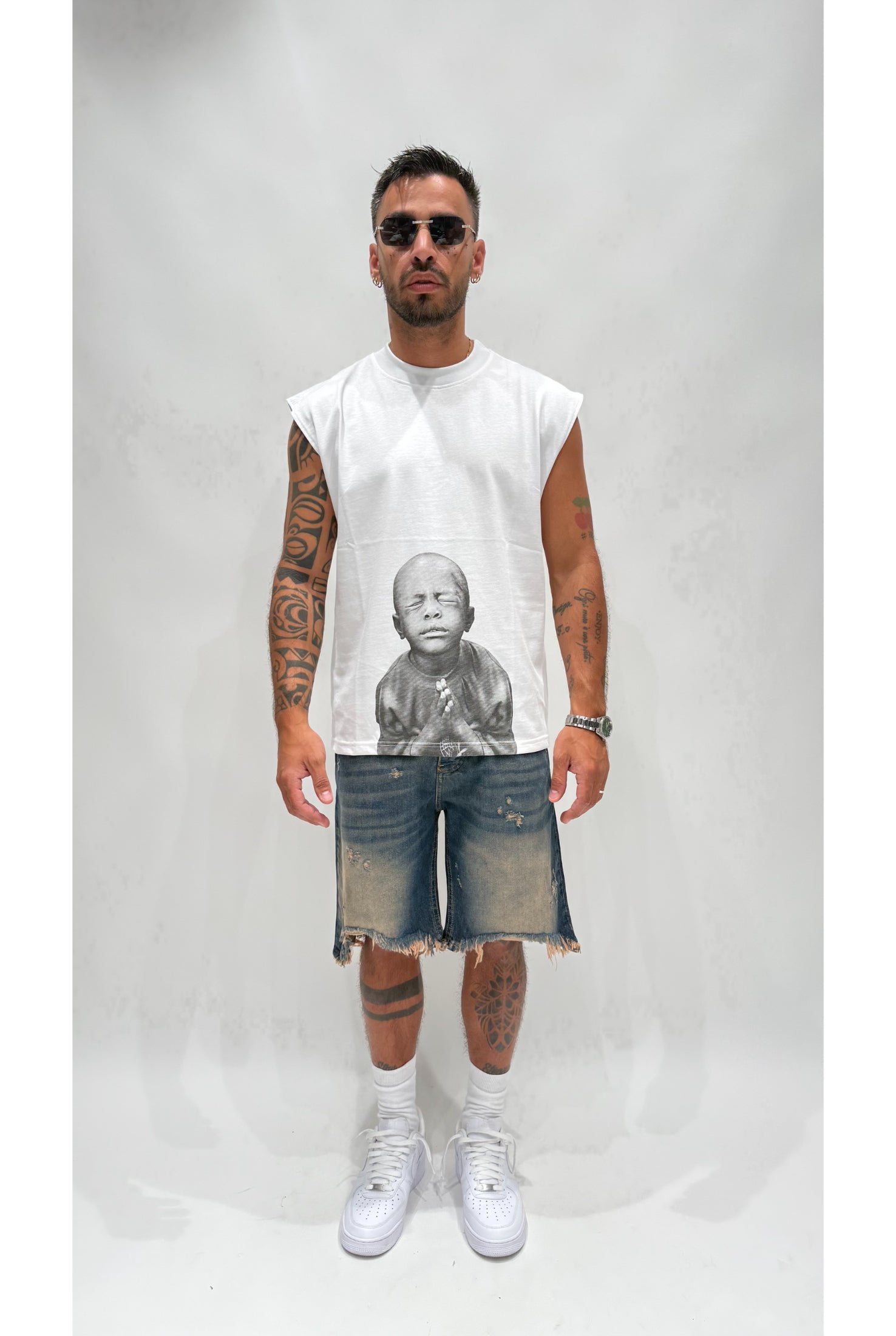 Jeans short CIANOTIC Cruise sabbiato