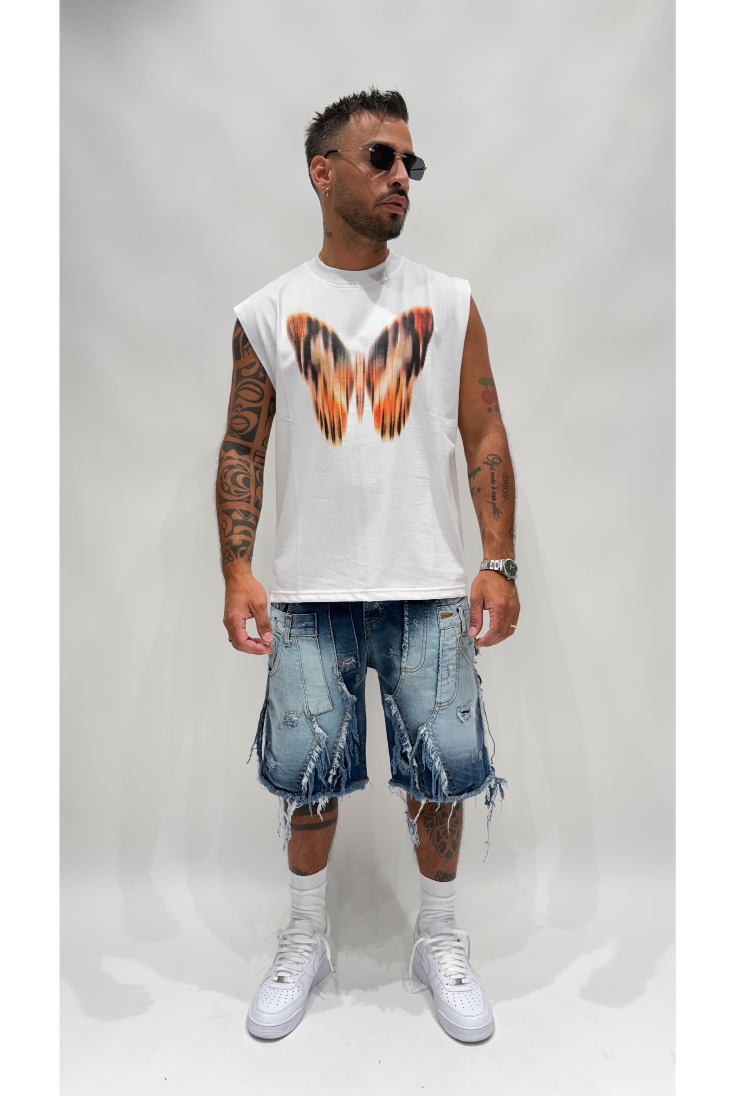 Jeasn short CIANOTIC Dark fade double