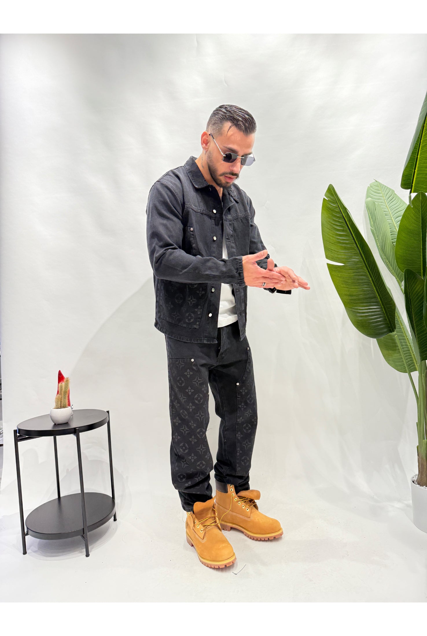 Coordinato mood LV denim black