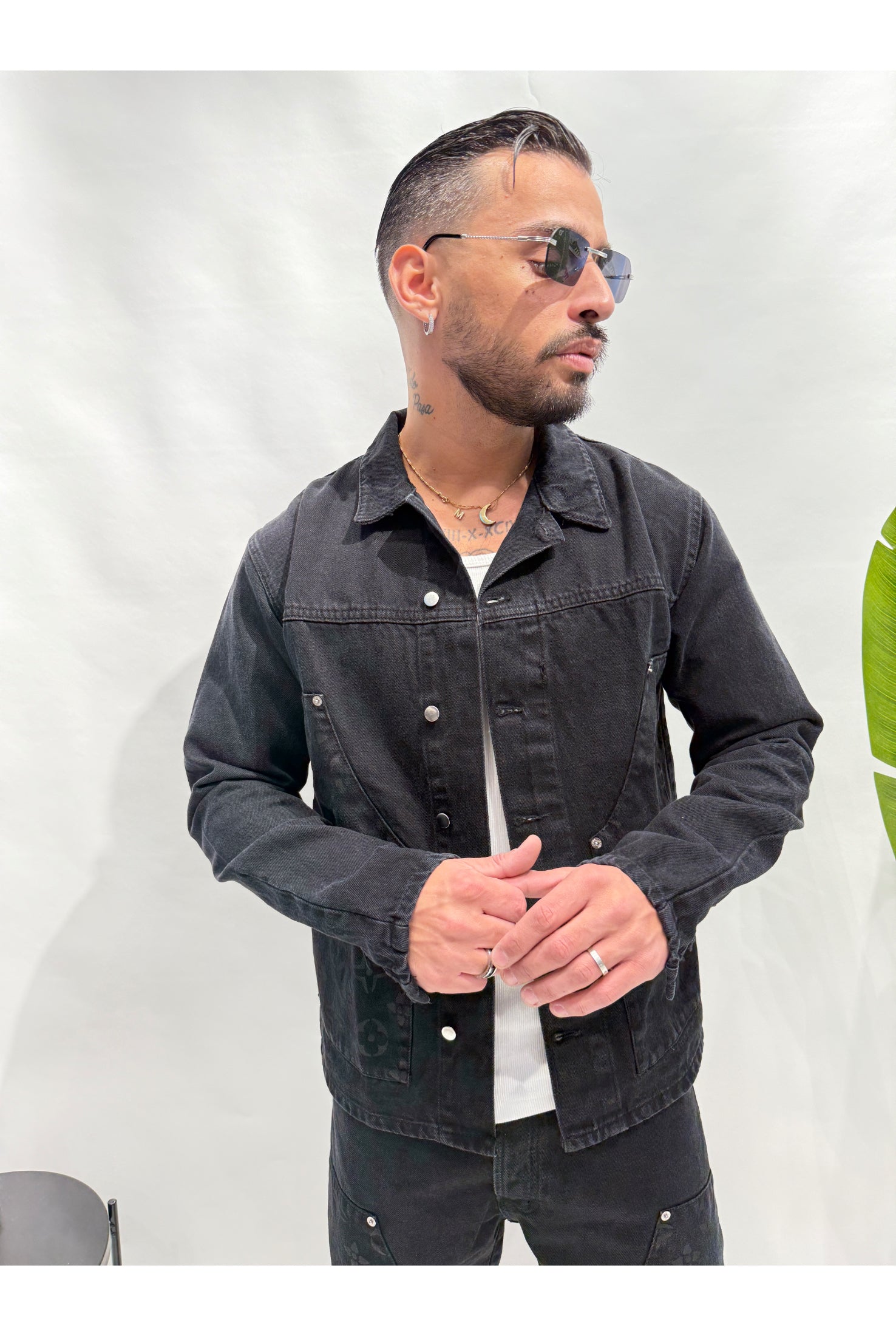 Coordinato mood LV denim black