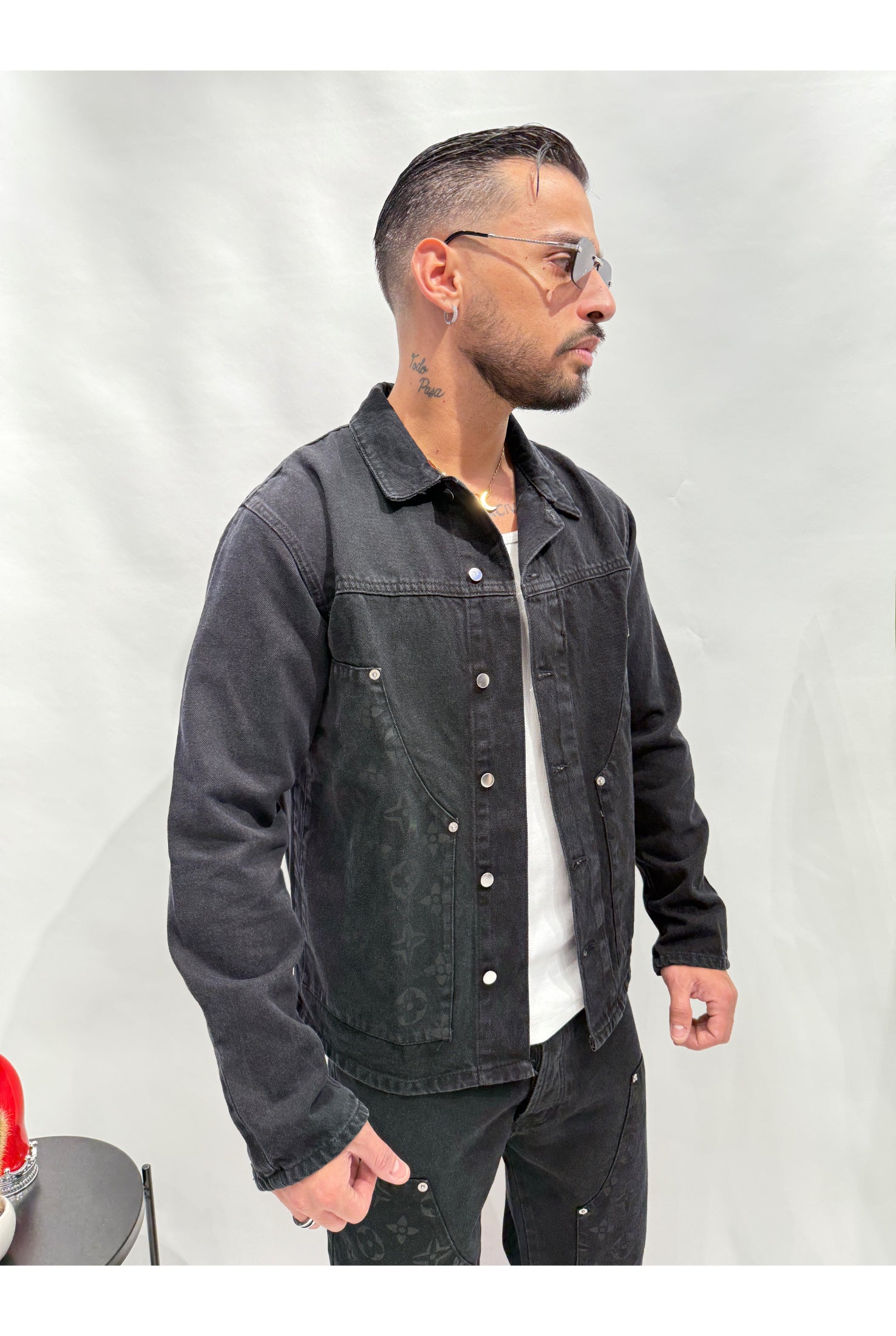 Coordinato mood LV denim black