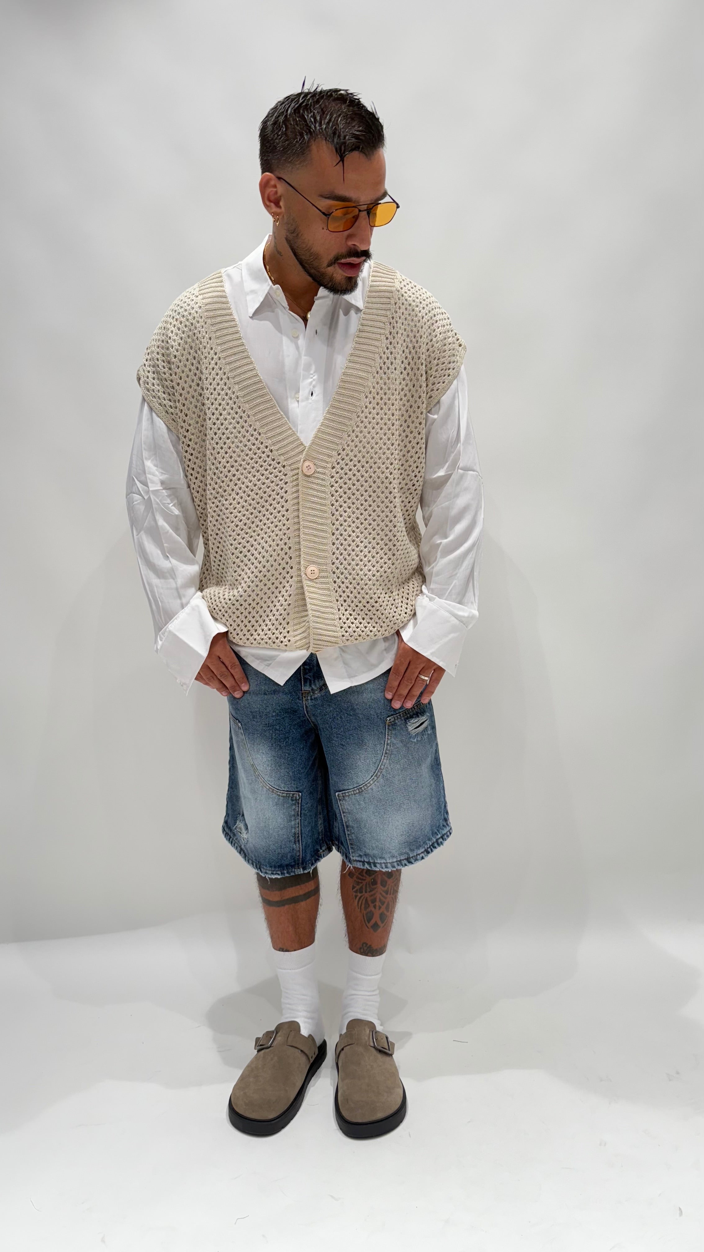 Cardigan in filo 7045 NJB