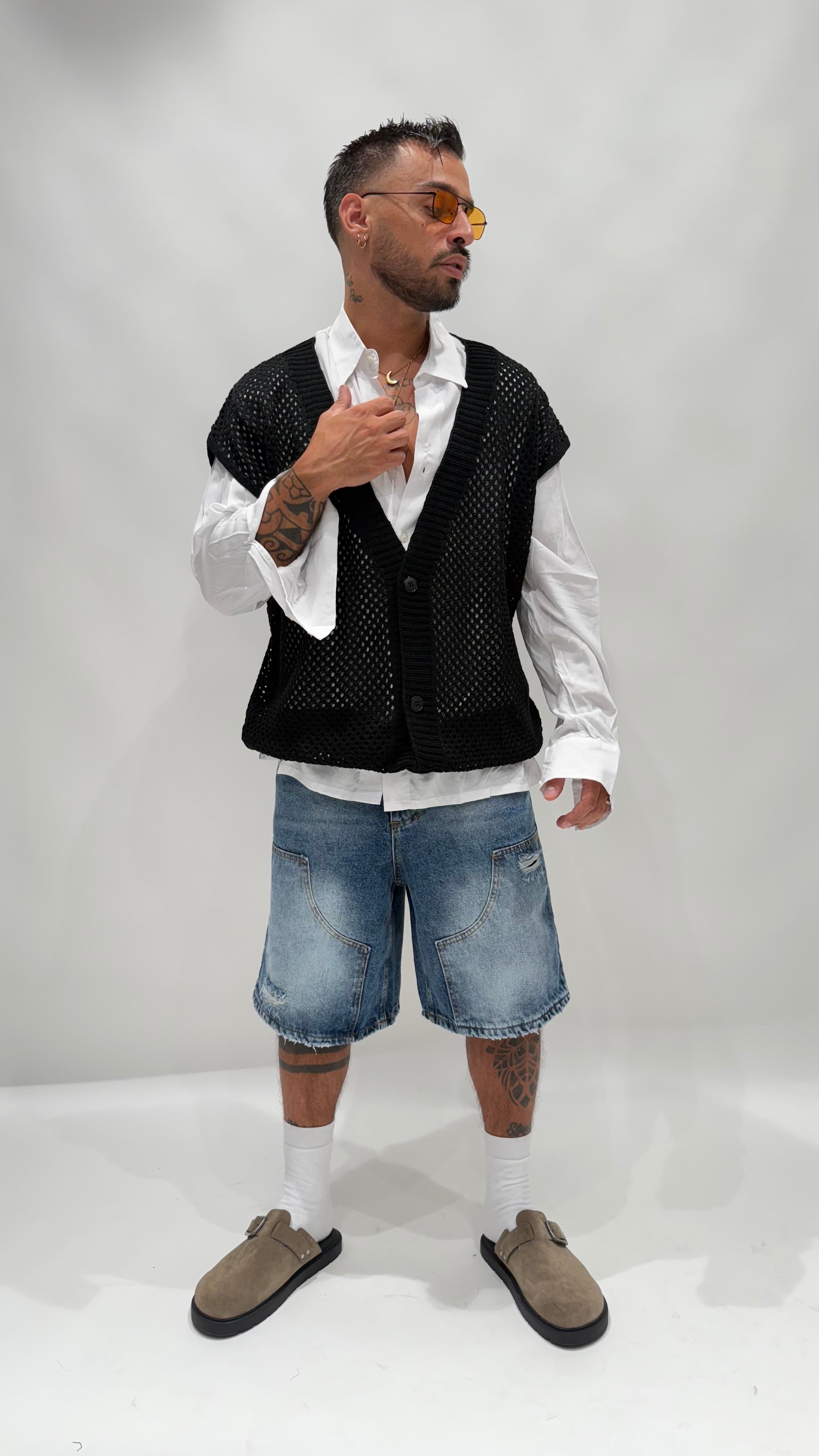 Cardigan in filo 7045 NJB