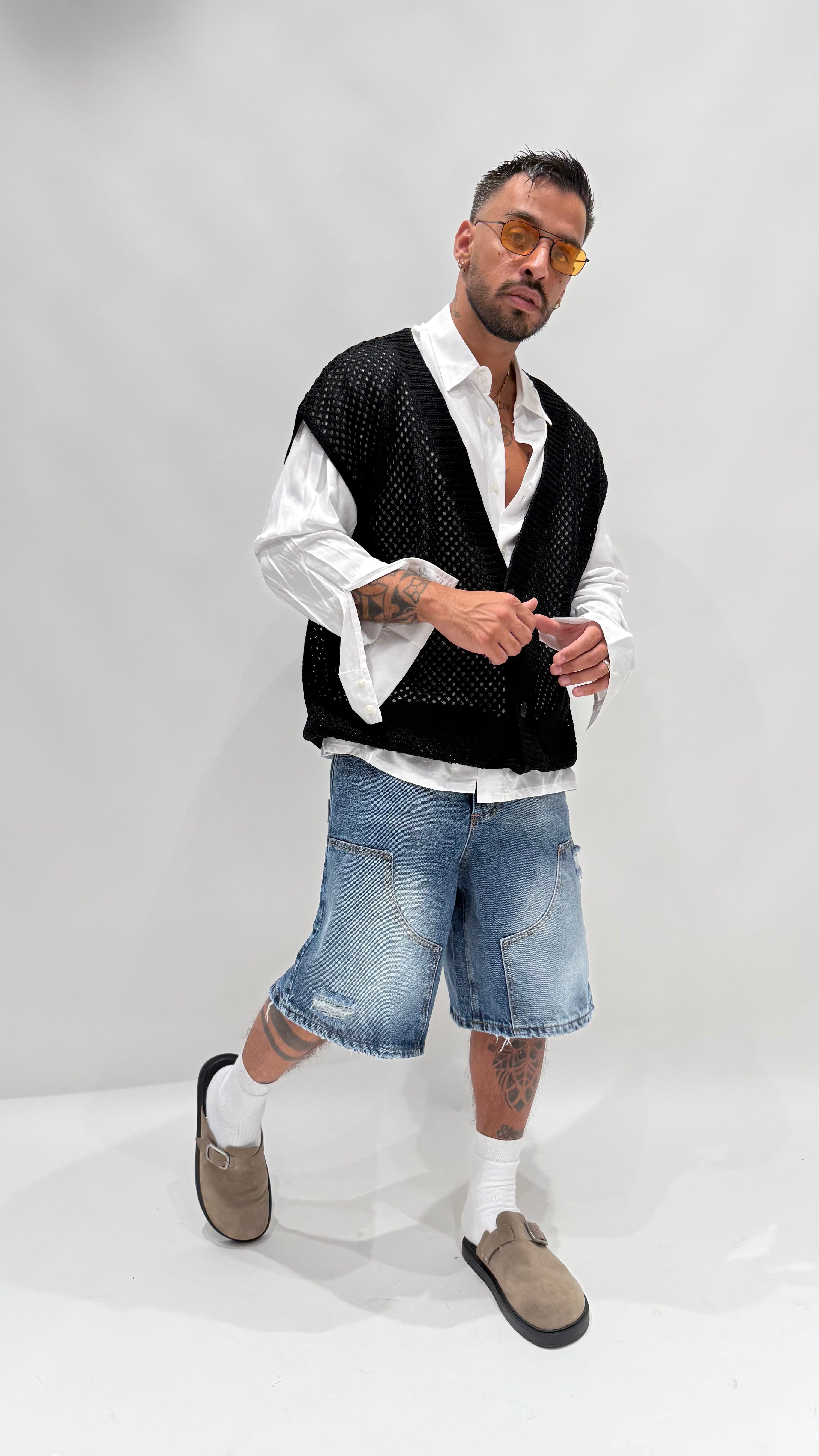 Cardigan in filo 7045 NJB